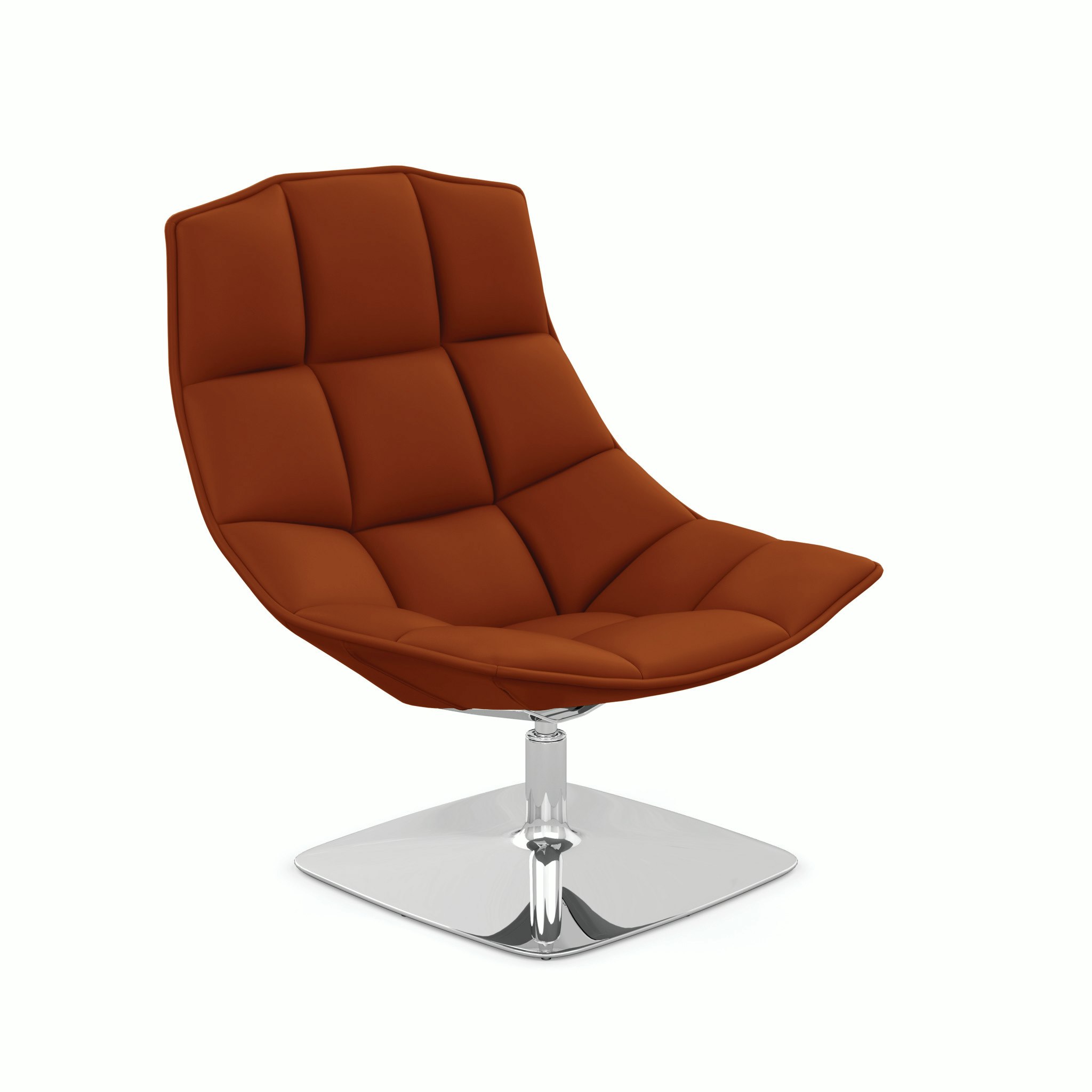 Jehs and Laub Lounge Chair, Leather