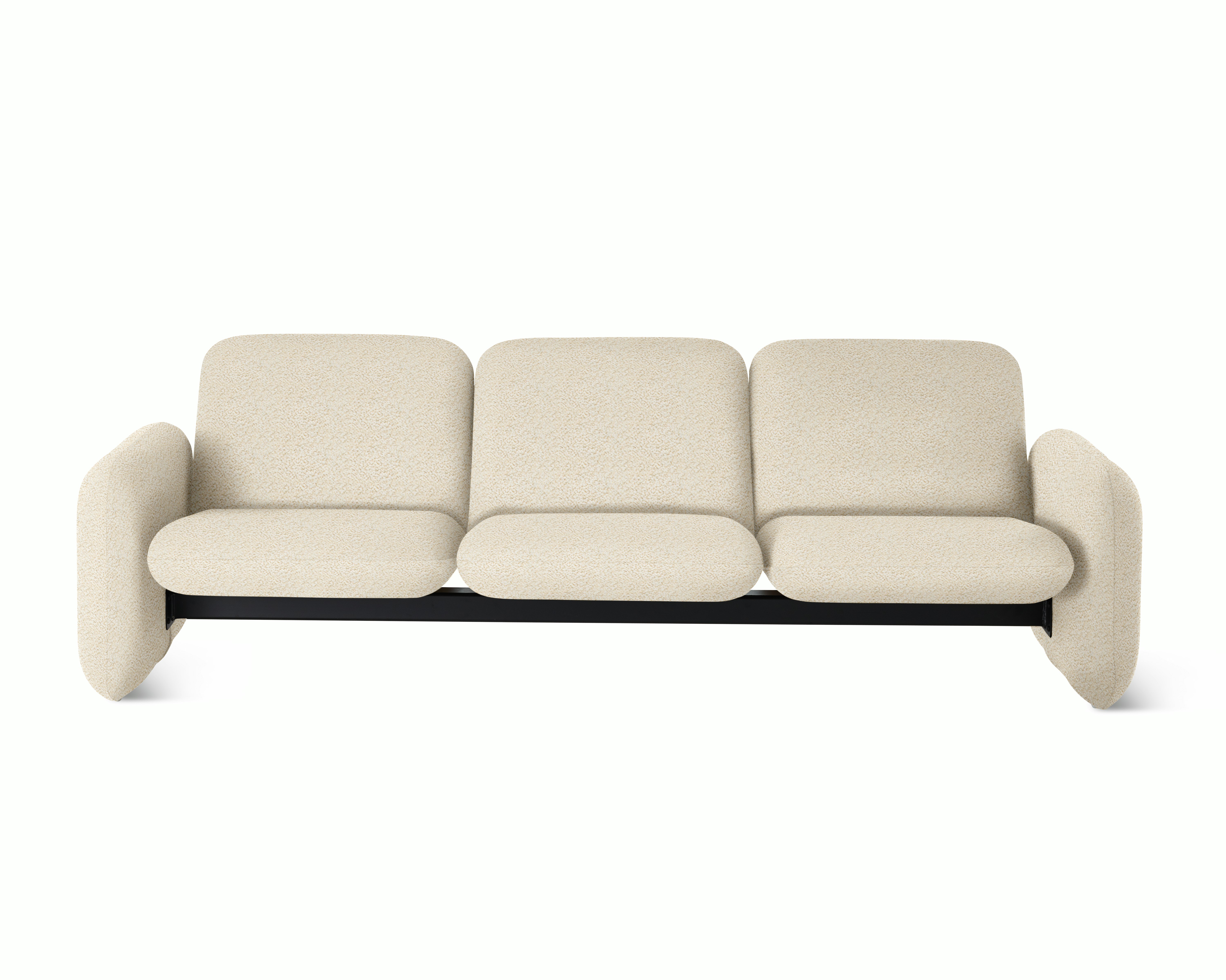 Wilkes Modular Group Three Seat Sofa - Whim,  Warm White