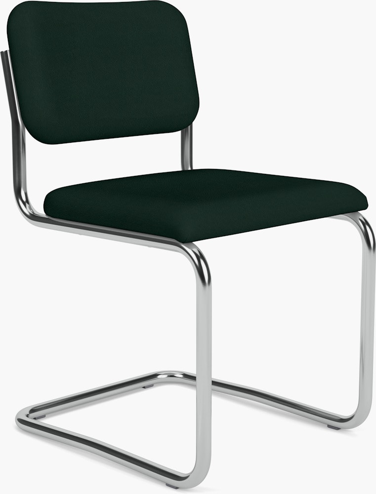 Cesca Side Chair - Volo Leather,  Arbor Shade