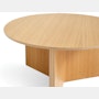 Wood Slit Coffee Table