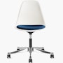 Eames Molded Plastic Task Side Chair with Seatpad Eames Molded Plastic Task Side Chair with Seatpad