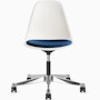 Eames Molded Plastic Task Side Chair with Seatpad Eames Molded Plastic Task Side Chair with Seatpad