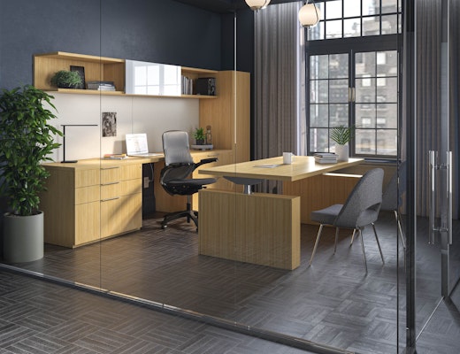 Individual Private Office | Reff Profiles reff profiles executive height-adjustable desk generation by knoll chair saarinen executive side chair