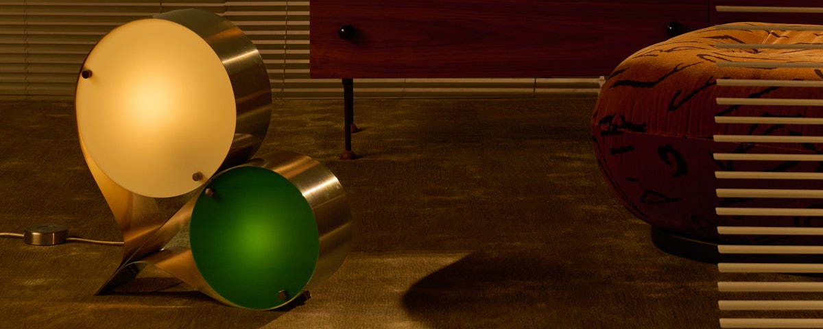 Coppia Table Lamp in a living room setting