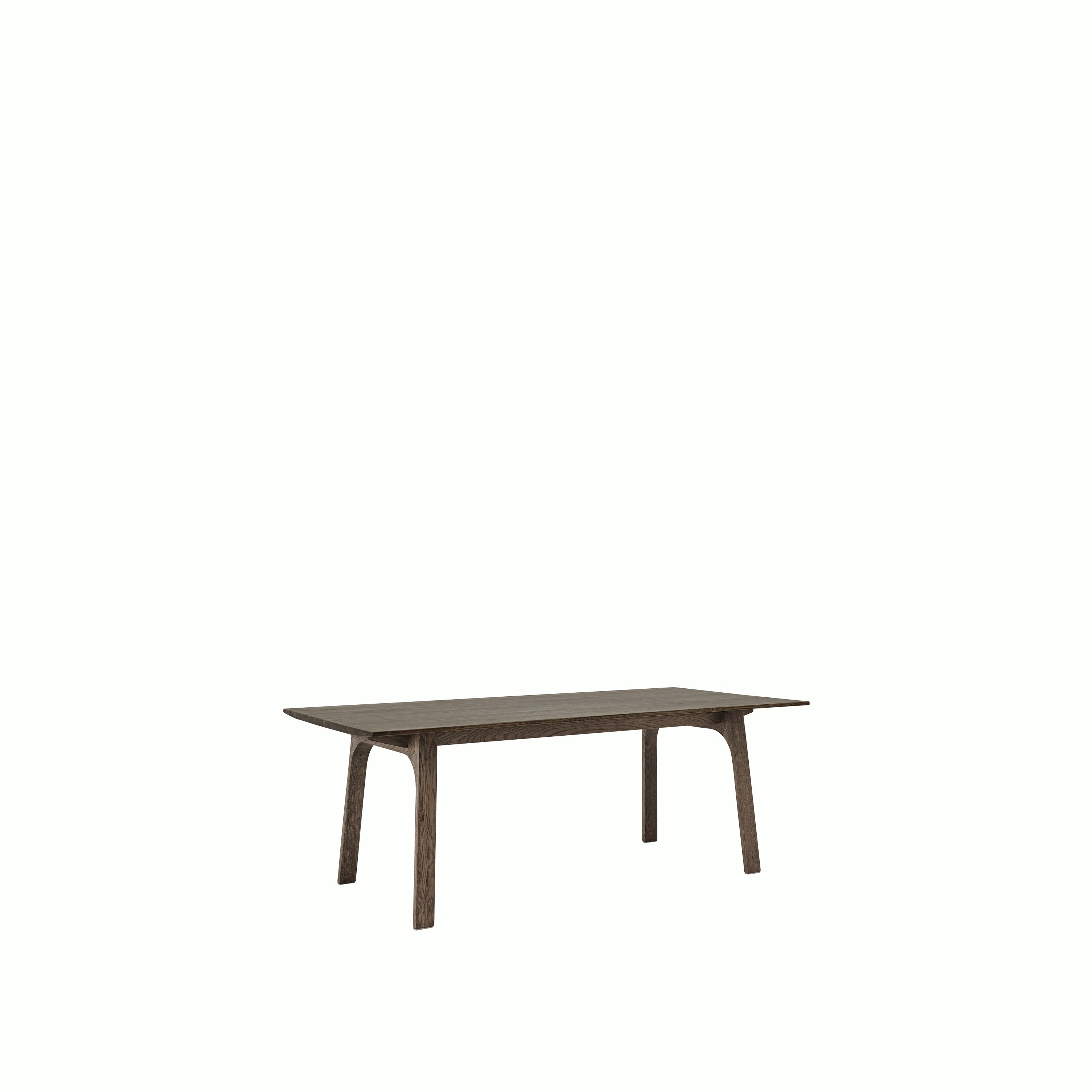 Earnest table extendable 205x100 dark oiled oak angle muuto 5000x5000 hi res