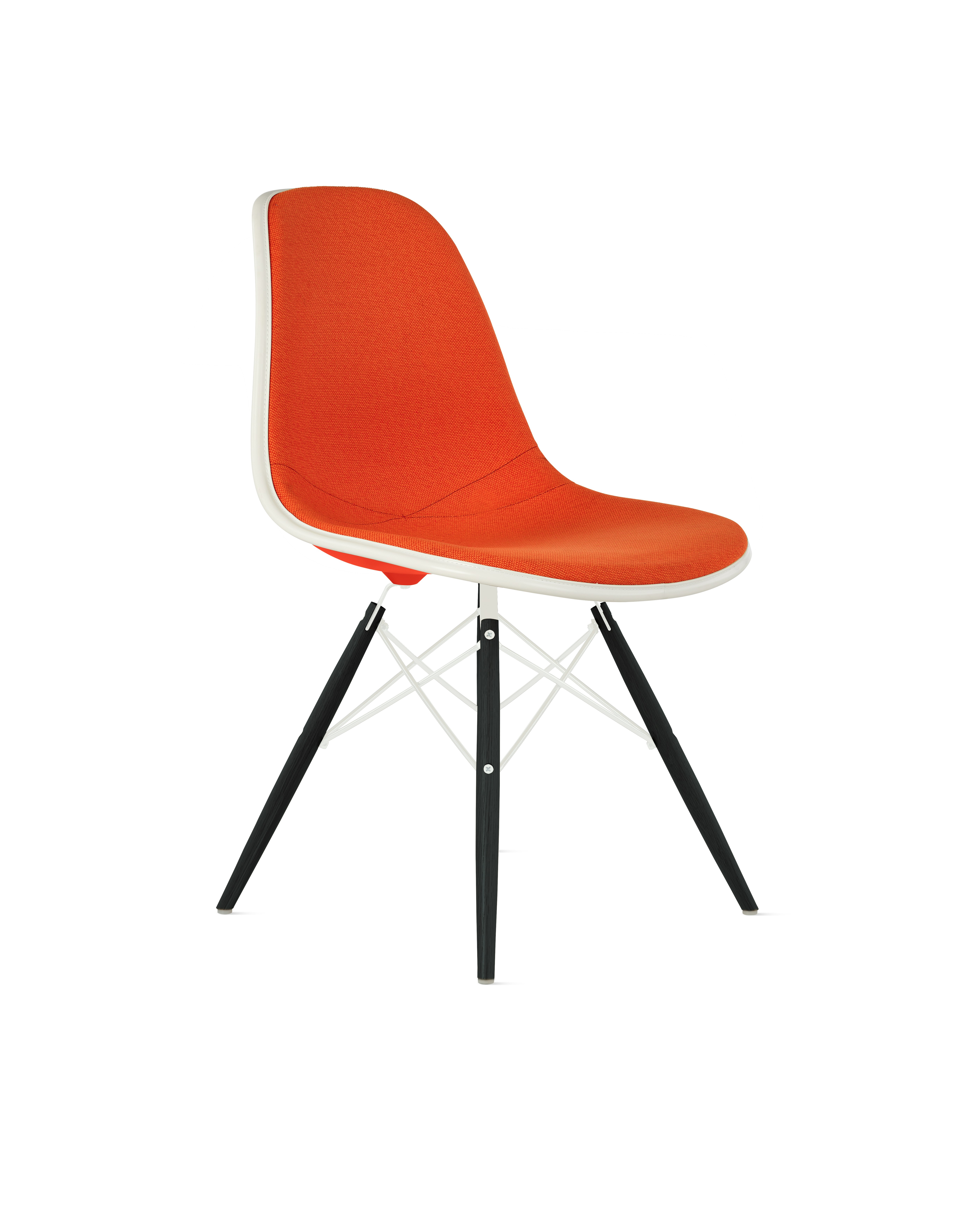 Eames Upholstered Molded Plastic Side Chair
