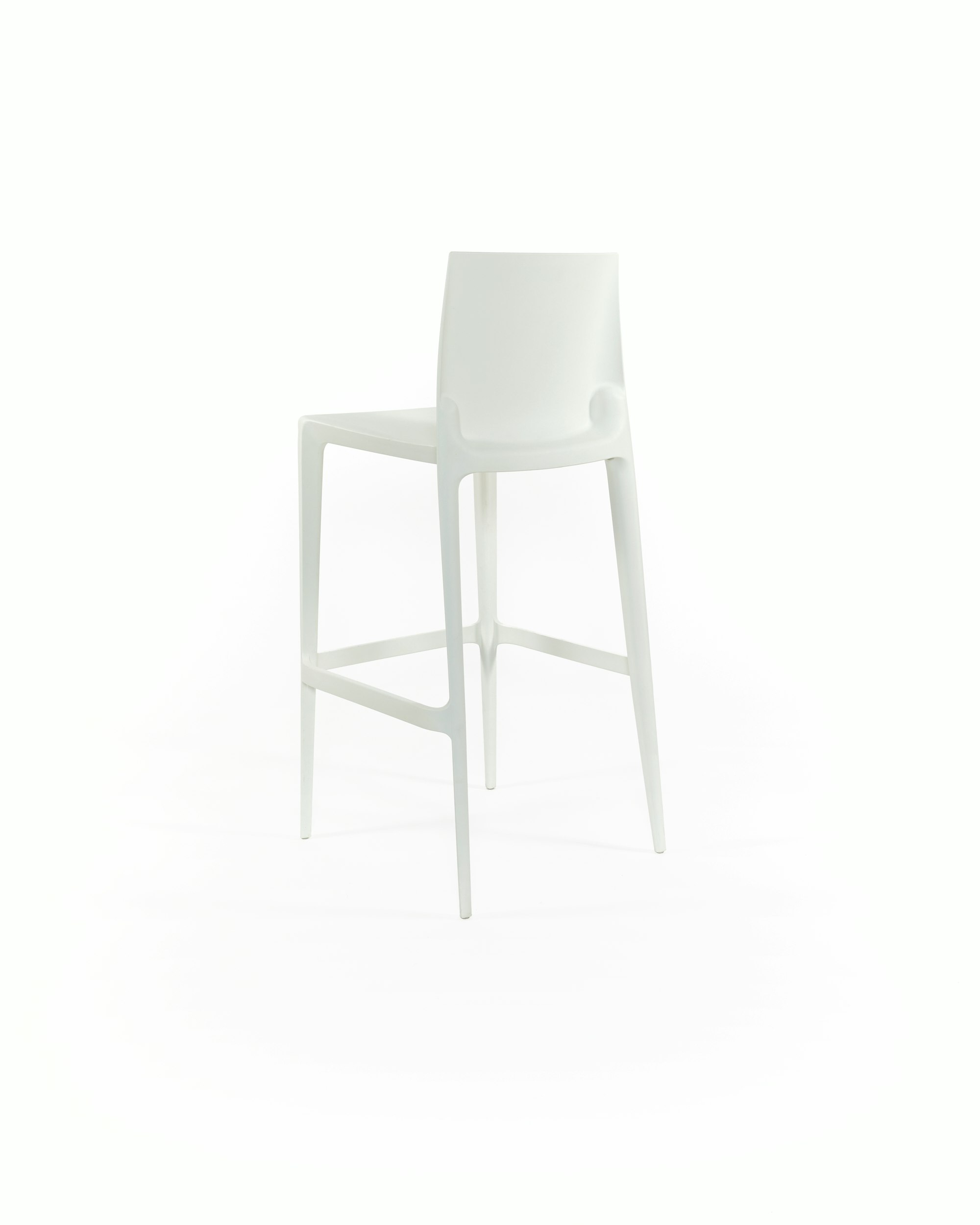 Bellini Stool - Set of 2 - Bar Height, White