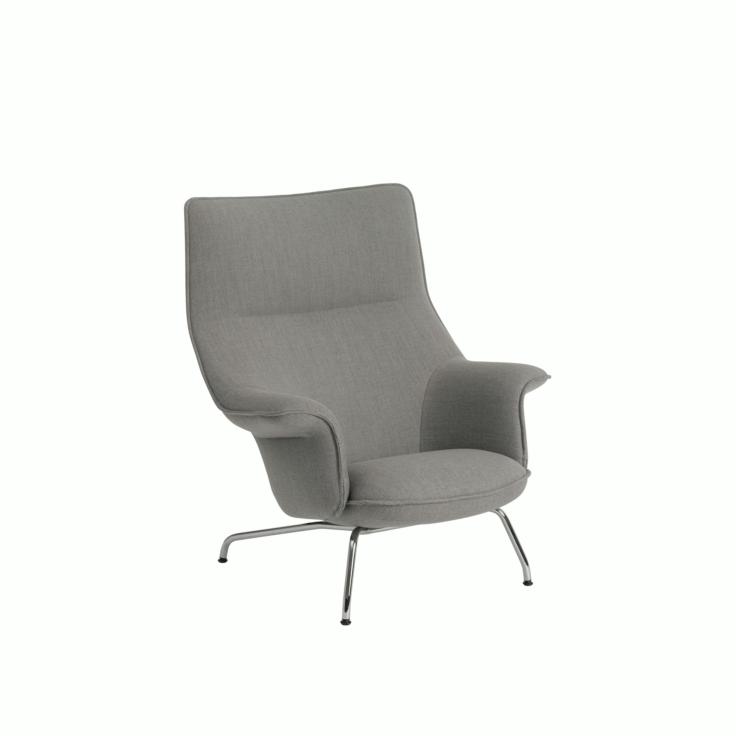 Doze lounge chair rewool 128 chrome Muuto 6192x6192 org