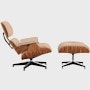 Eames Lounge and Ottoman in Prone and Stow leathers