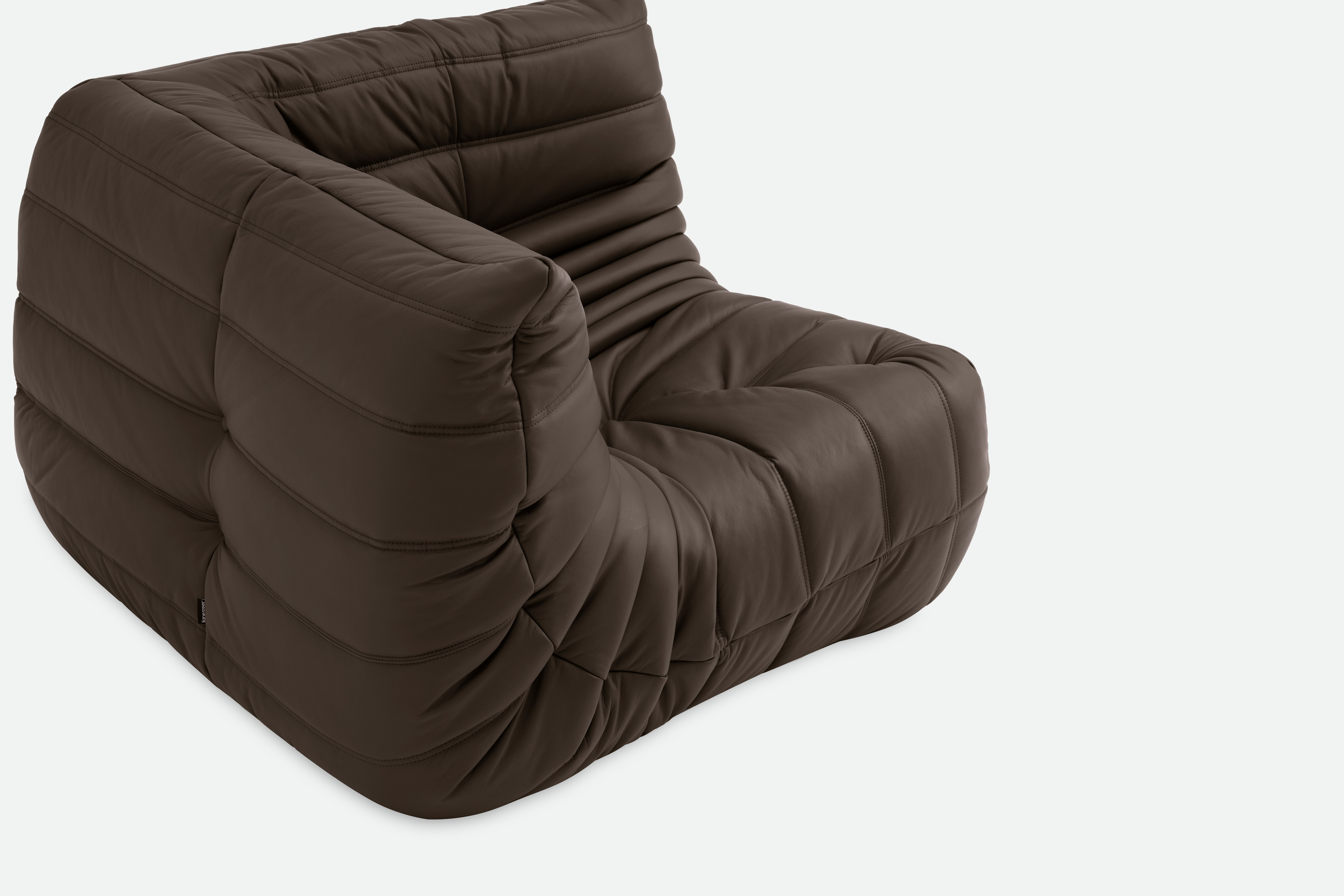 TOGO Corner Seat - Opera Leather,  tobacco