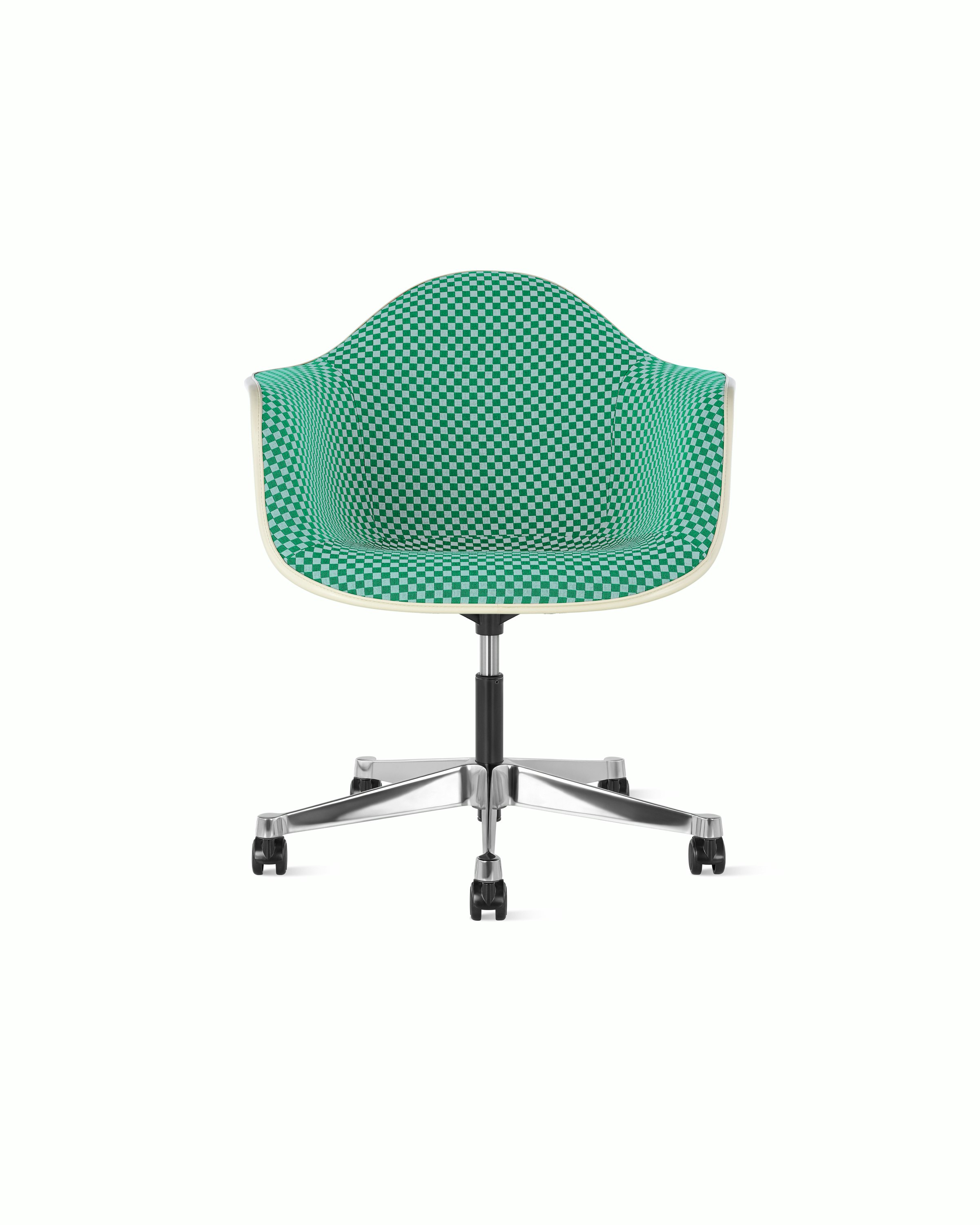 Eames Upholstered Molded Plastic Task Armchair