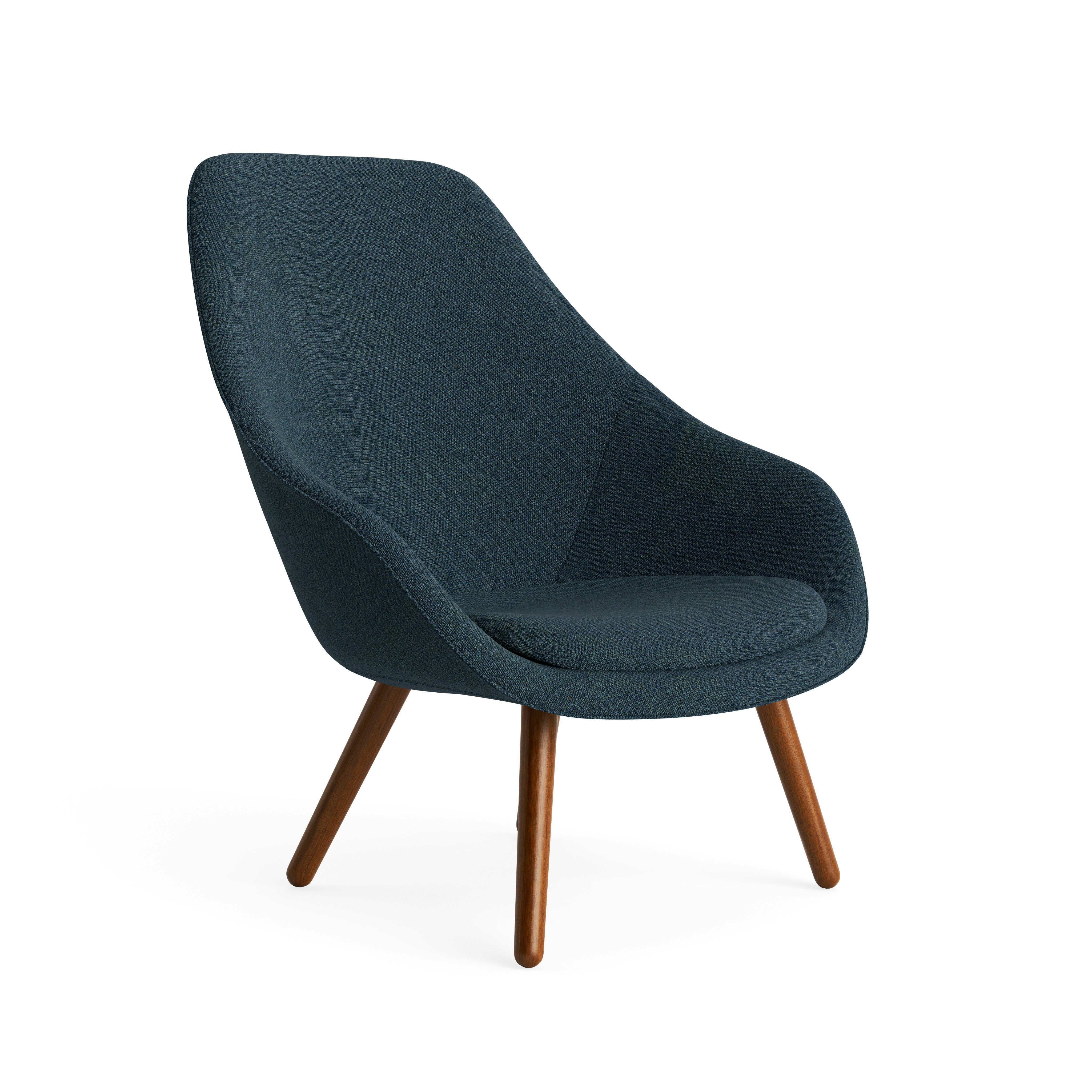 AAL 92 About A Lounge High Back Wood Base