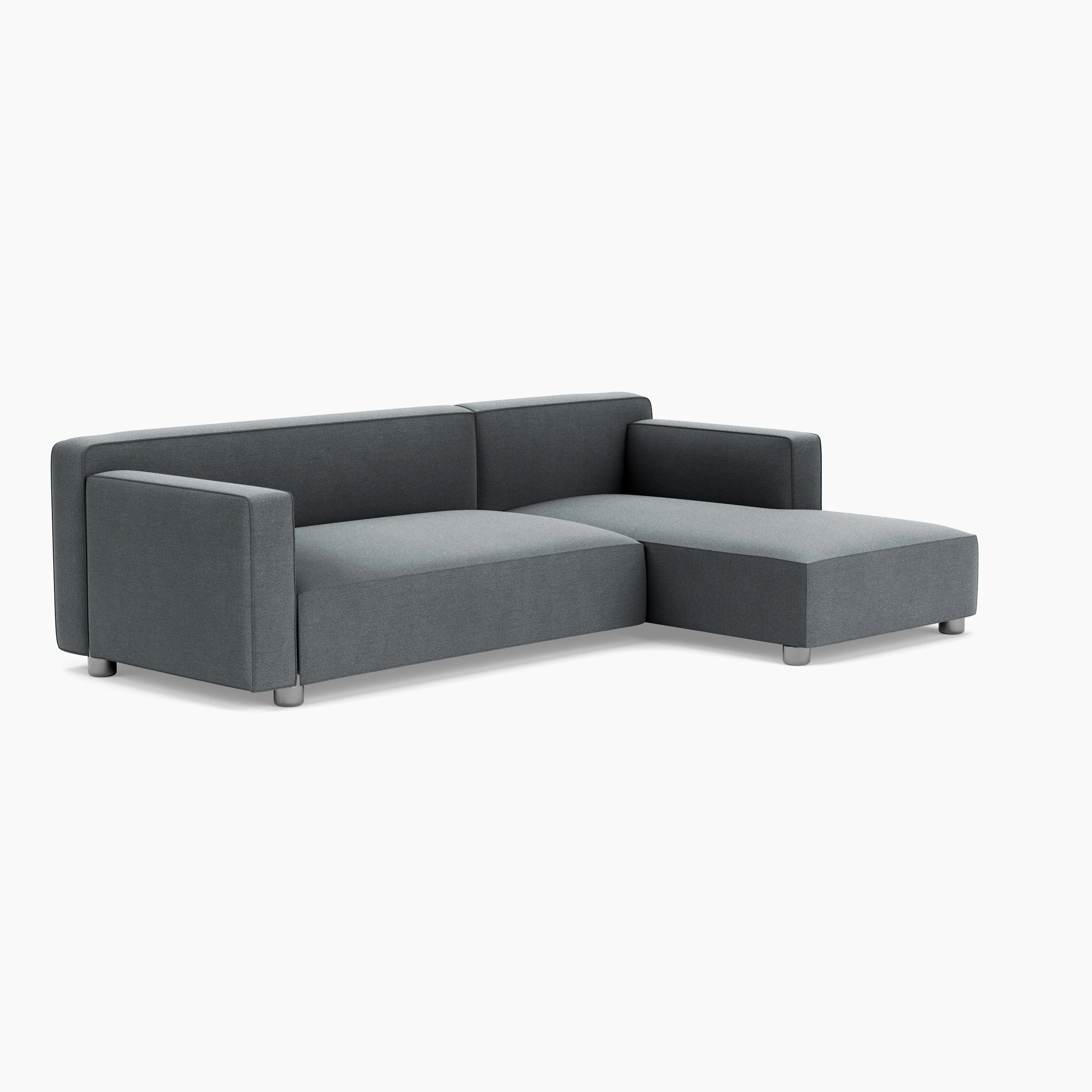 Barber Osgerby Asymetric Sectional - Left, Hourglass, Iron, Chrome