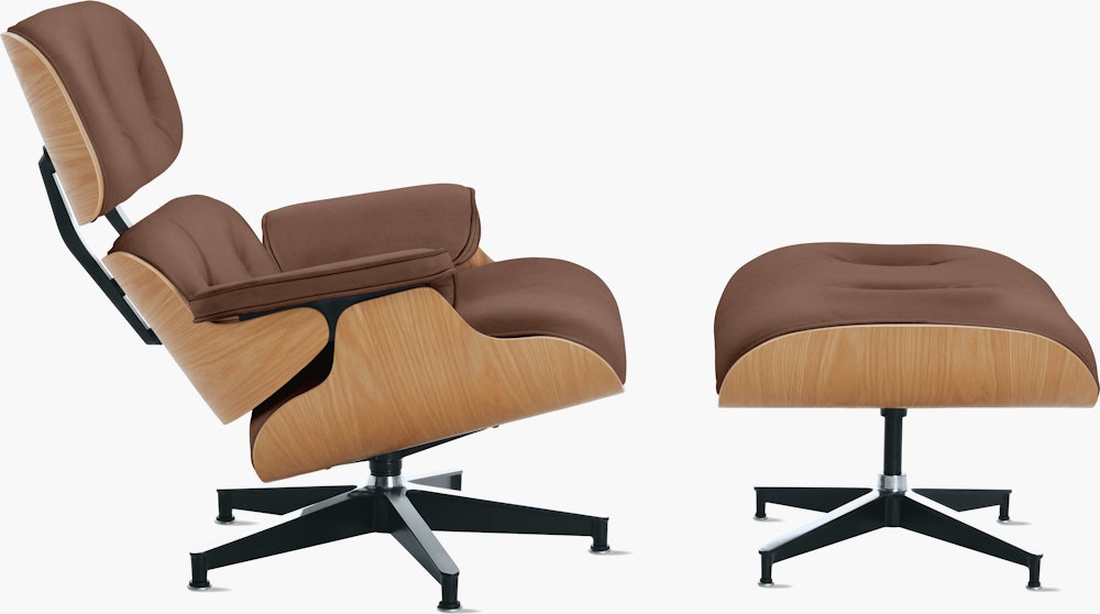 Eames Lounge and Ottoman in Prone and Stow leathers