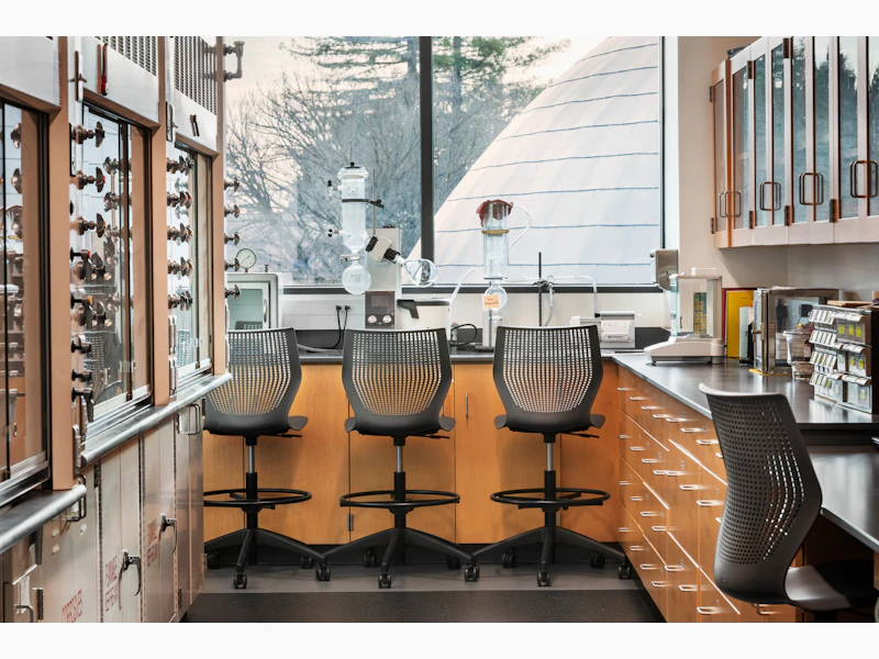 knoll works 2021 connected campus lab multigeneration by knoll stool high task