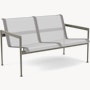 1966 Sofa - 2 Seater, Light Bronze, Grey, Grey Tone