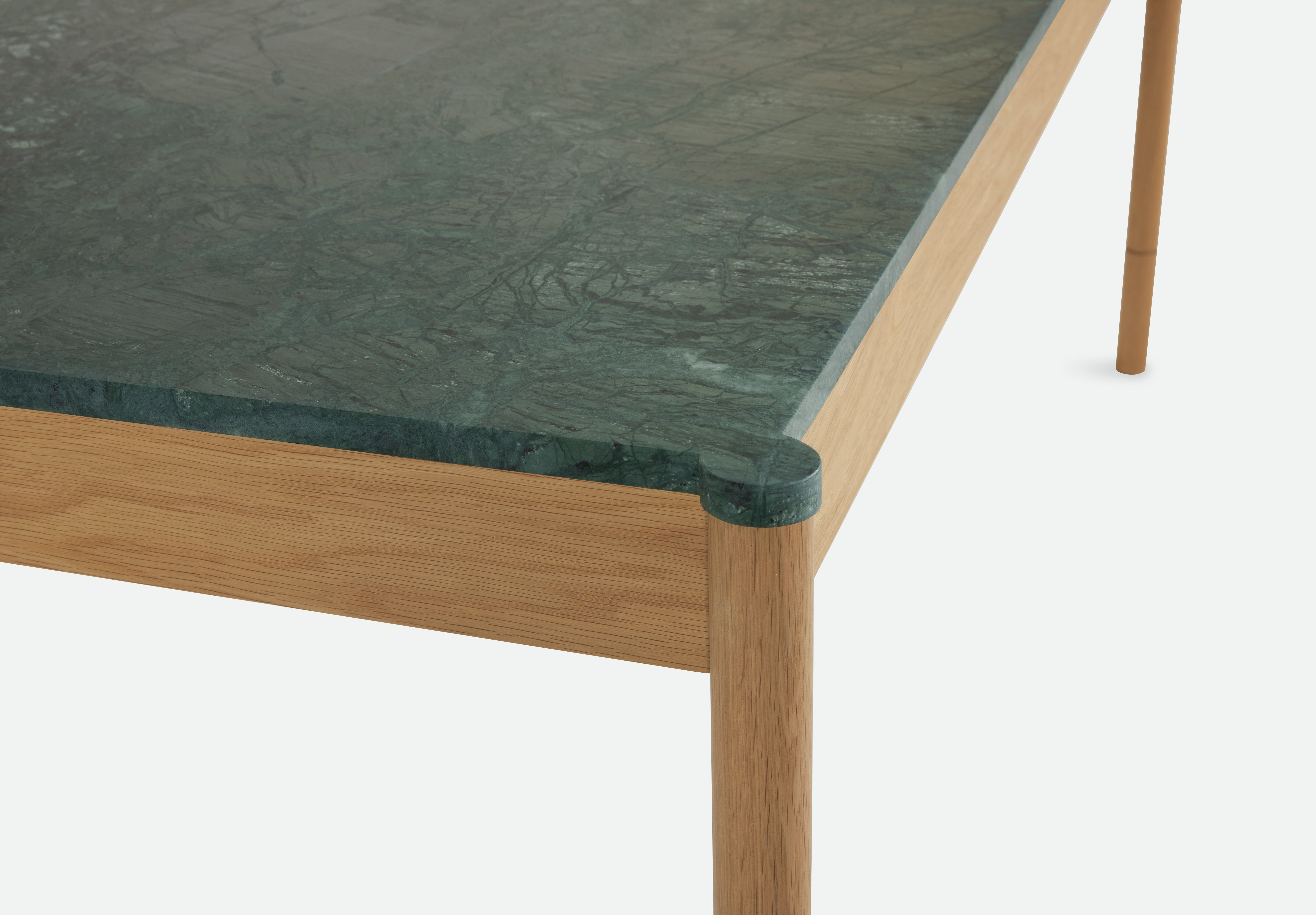 Morrison Dining Table - 76",  Verde Indio,  Oak