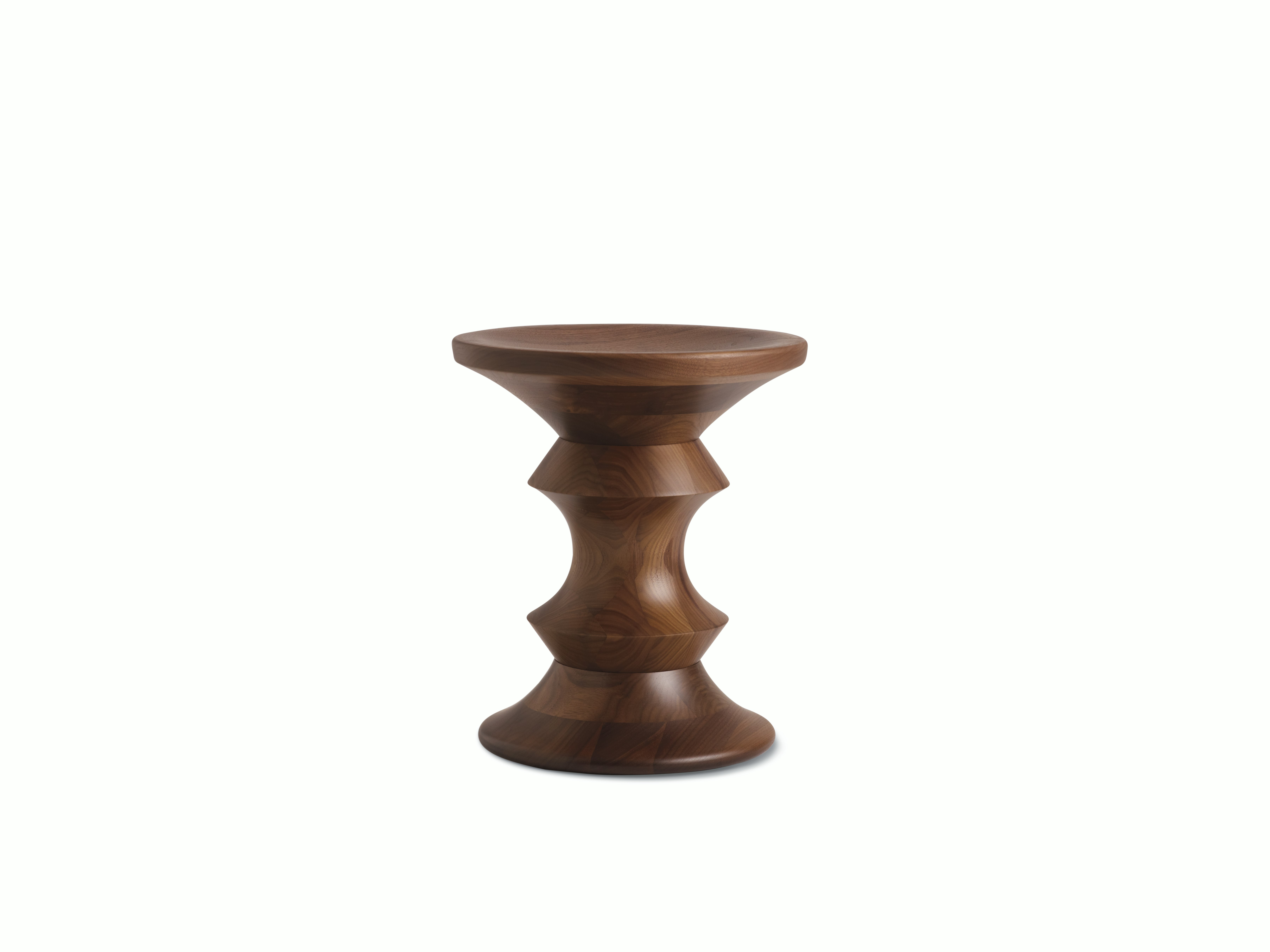 Eames Walnut Stool Herman Miller Store   W HM 237 103701 Walnut F 