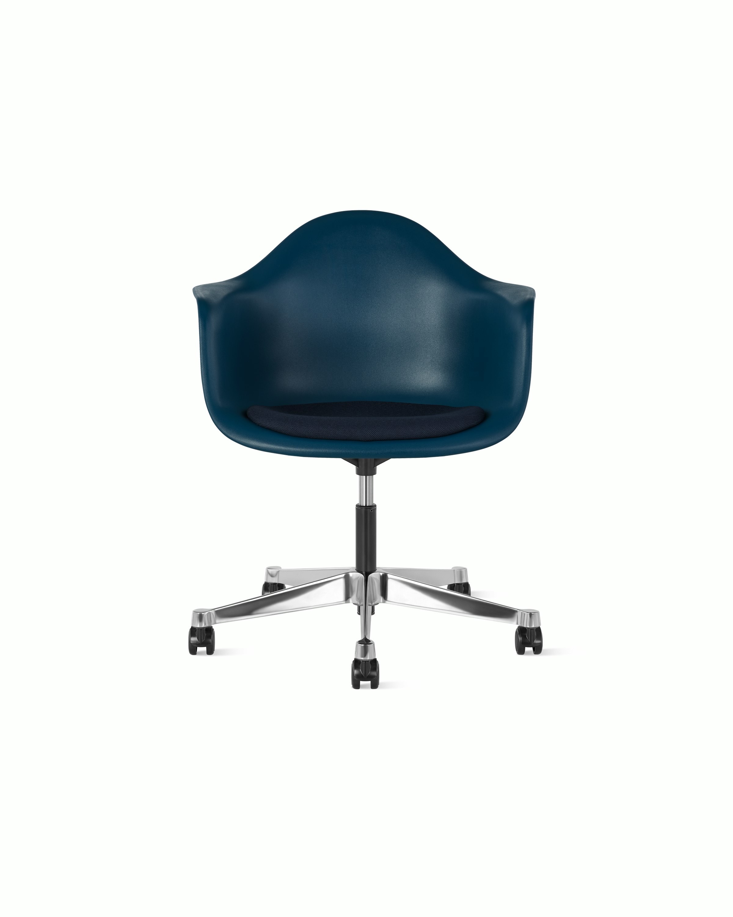 Eames Molded Plastic Task Armchair with Seatpad