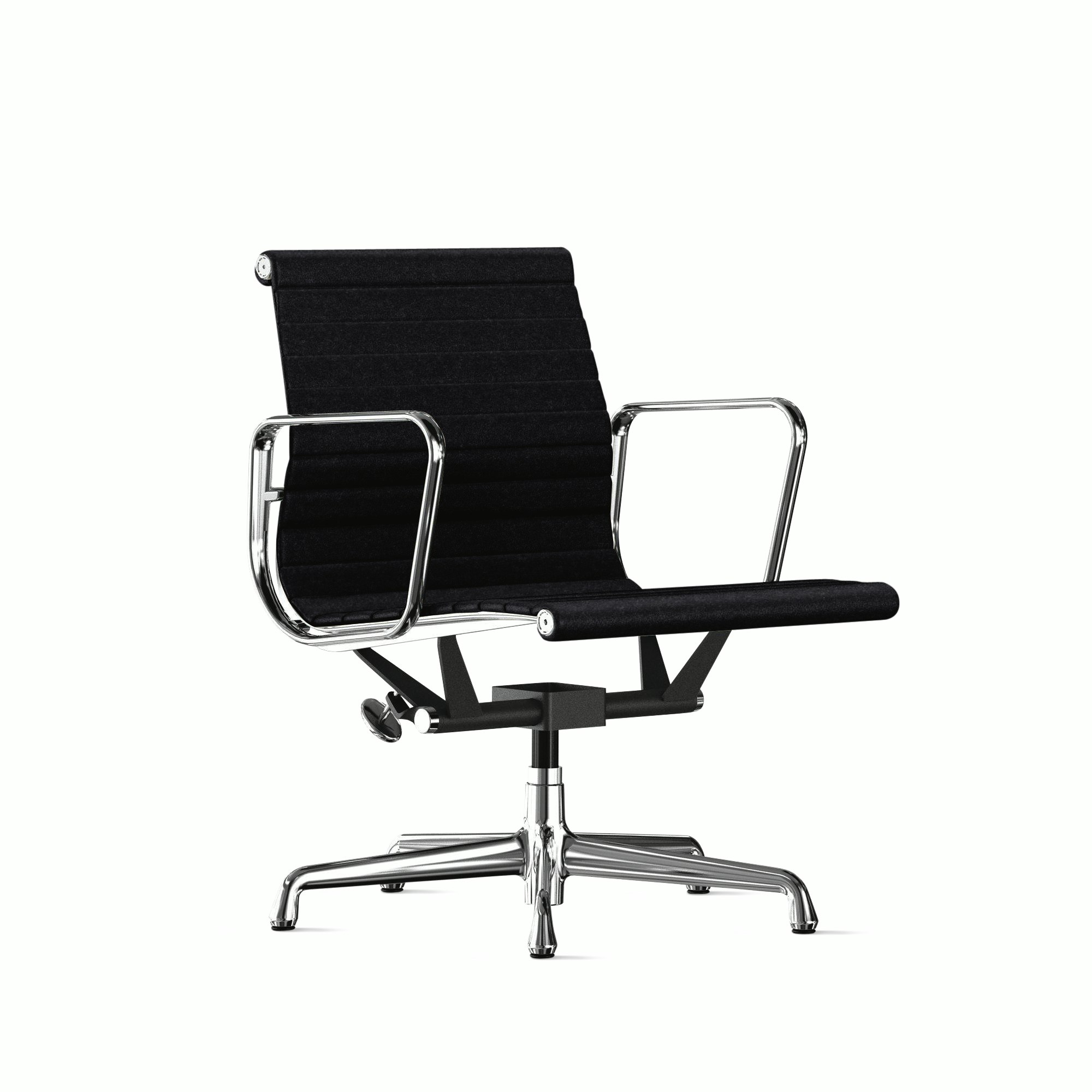 Eames Aluminum Group Chair - Management Height,  Manual Lift