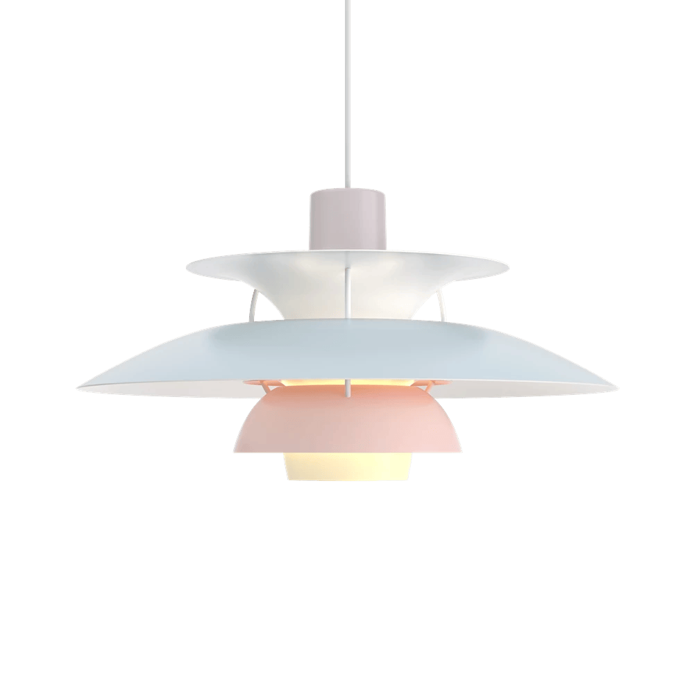 PH5 Pendant Lamp - Standard, Oyster, Blue and Rose