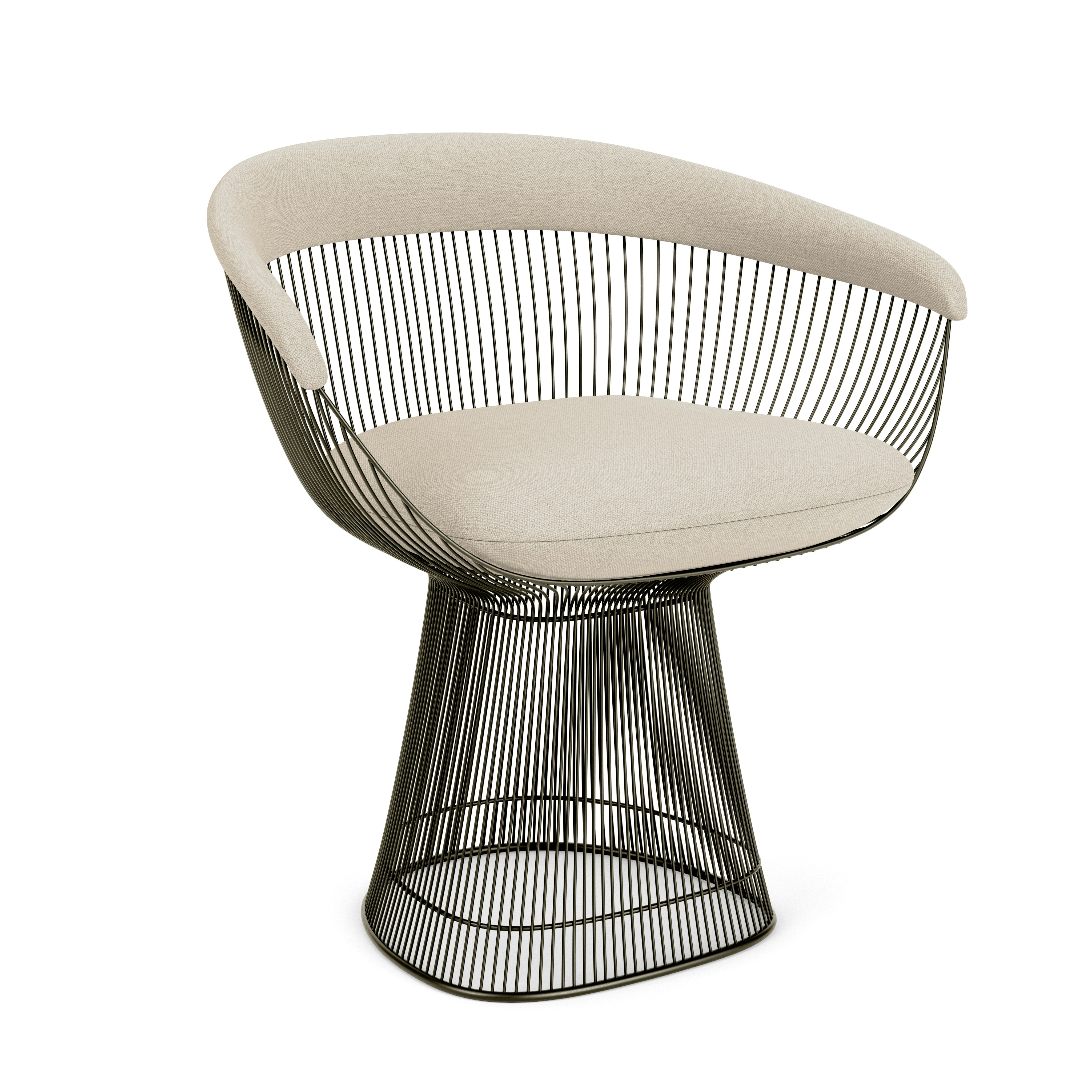 Platner Armchair - Metallic Bronze, Hourglass, Sandbar