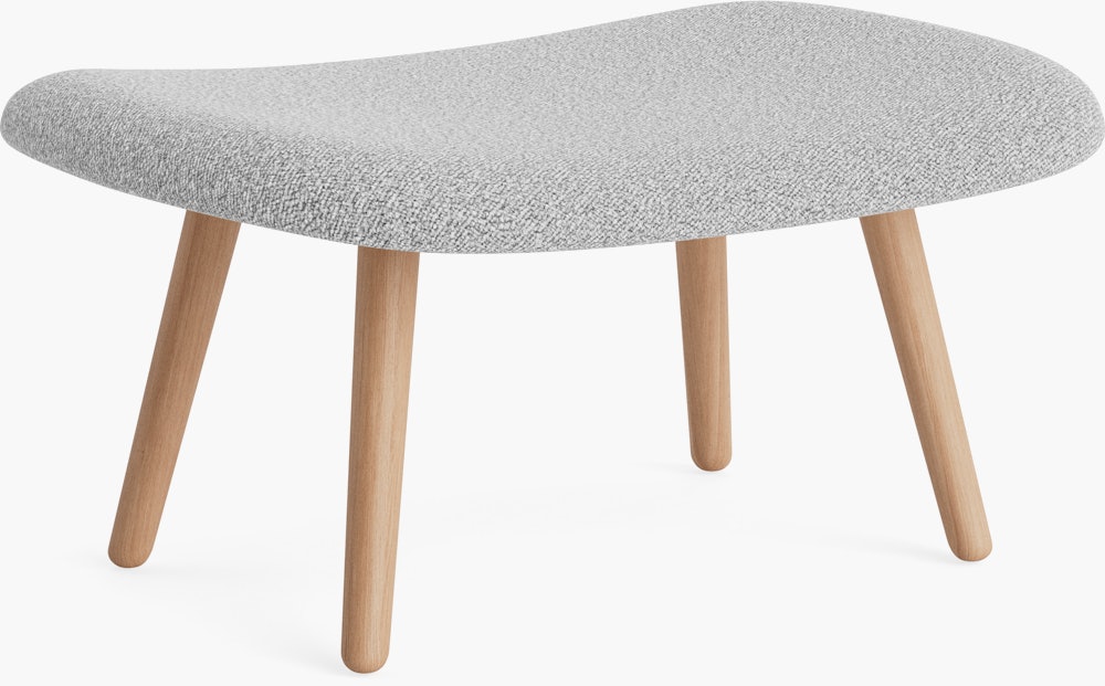 AAL 03 Ottoman - Flamiber; C8 Grey - Matte Lacquered Oak