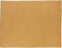 Pallo Flatweave Linen Rug, Mustard