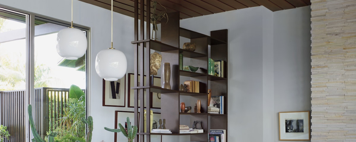 Two VL45 Radiohus Pendants in a living room setting
