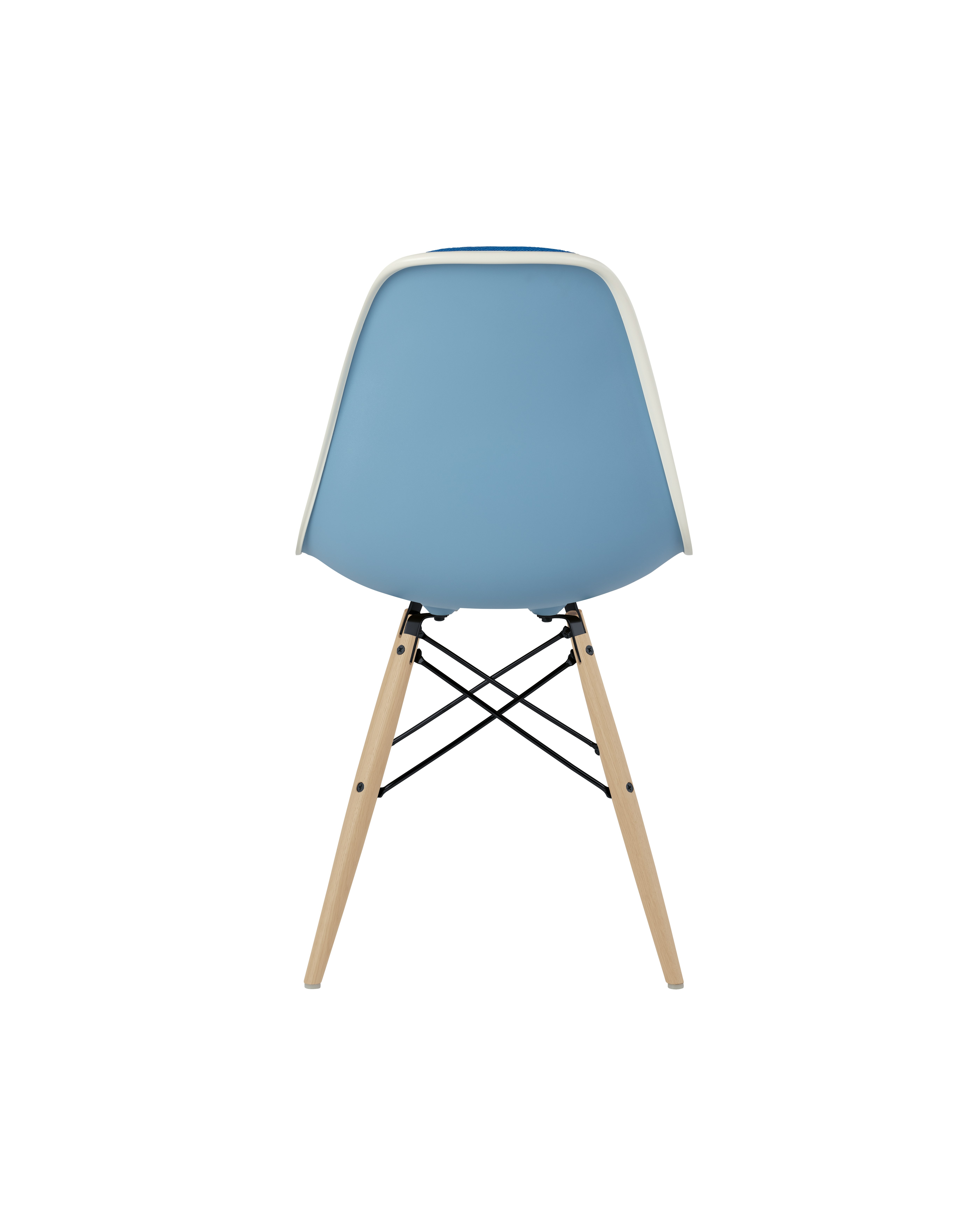 Eames Upholstered Molded Plastic Side Chair