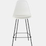 Eames Molded Plastic Counter Stool with Seat Pad