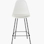 Eames Molded Plastic Stool with Seat Pad Eames Molded Plastic Stool with Seat Pad