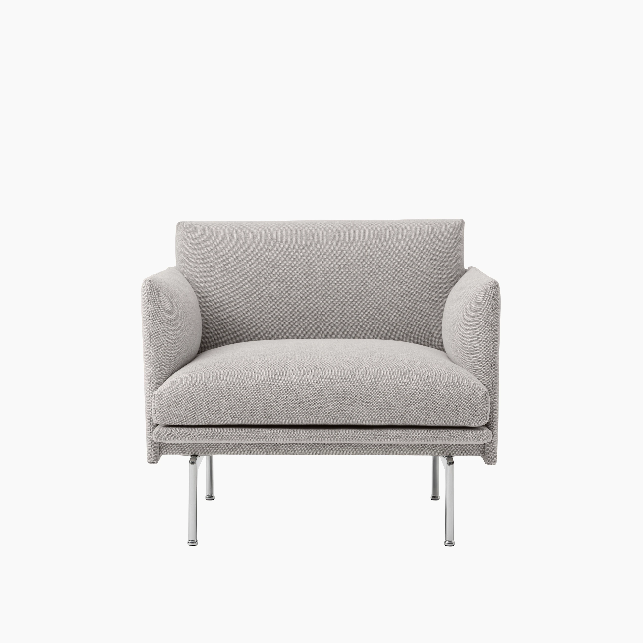 Outline studio chair clay 12 chrome Muuto