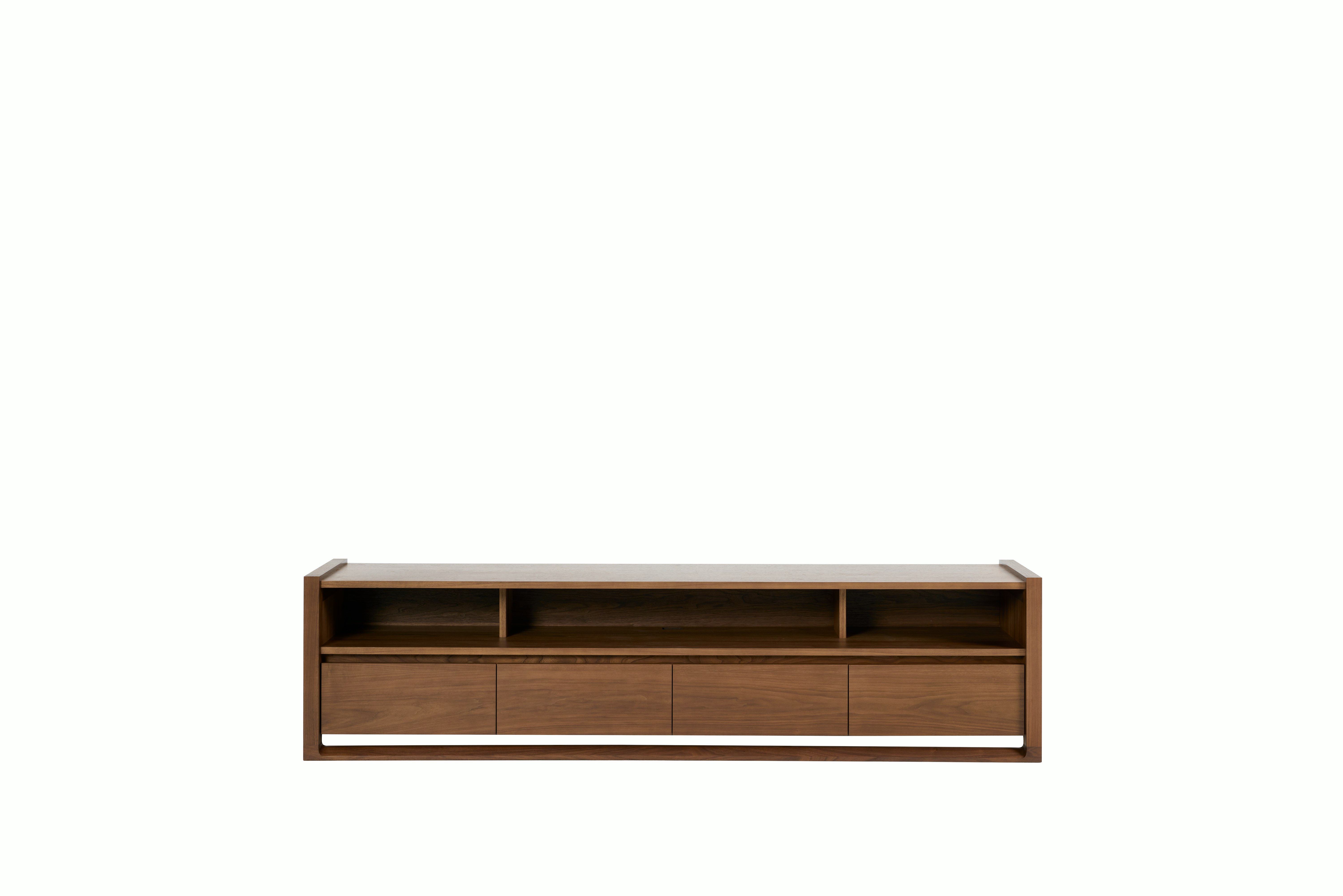 Matera Media Unit,  walnut,  80 in