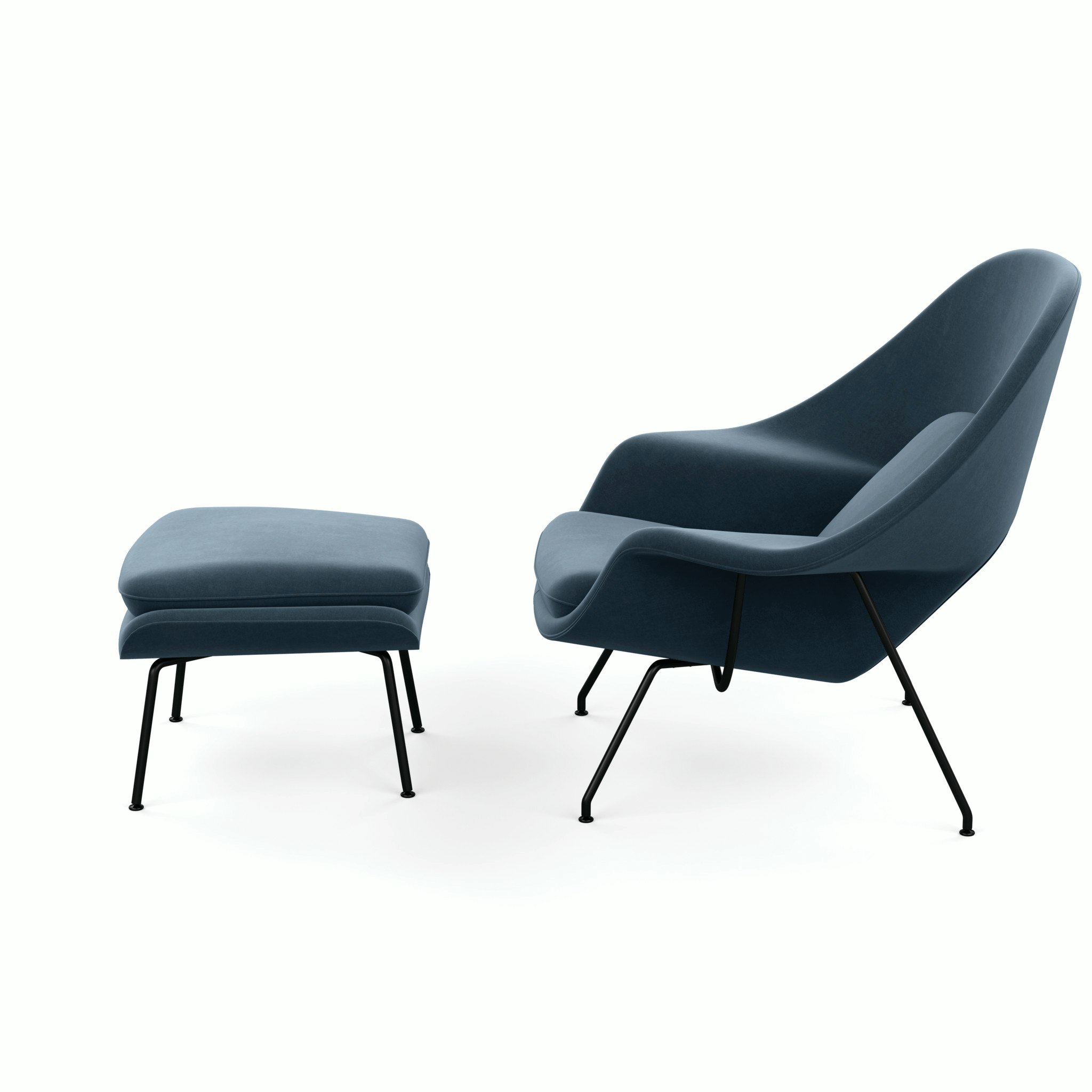 Womb Chair and Ottoman