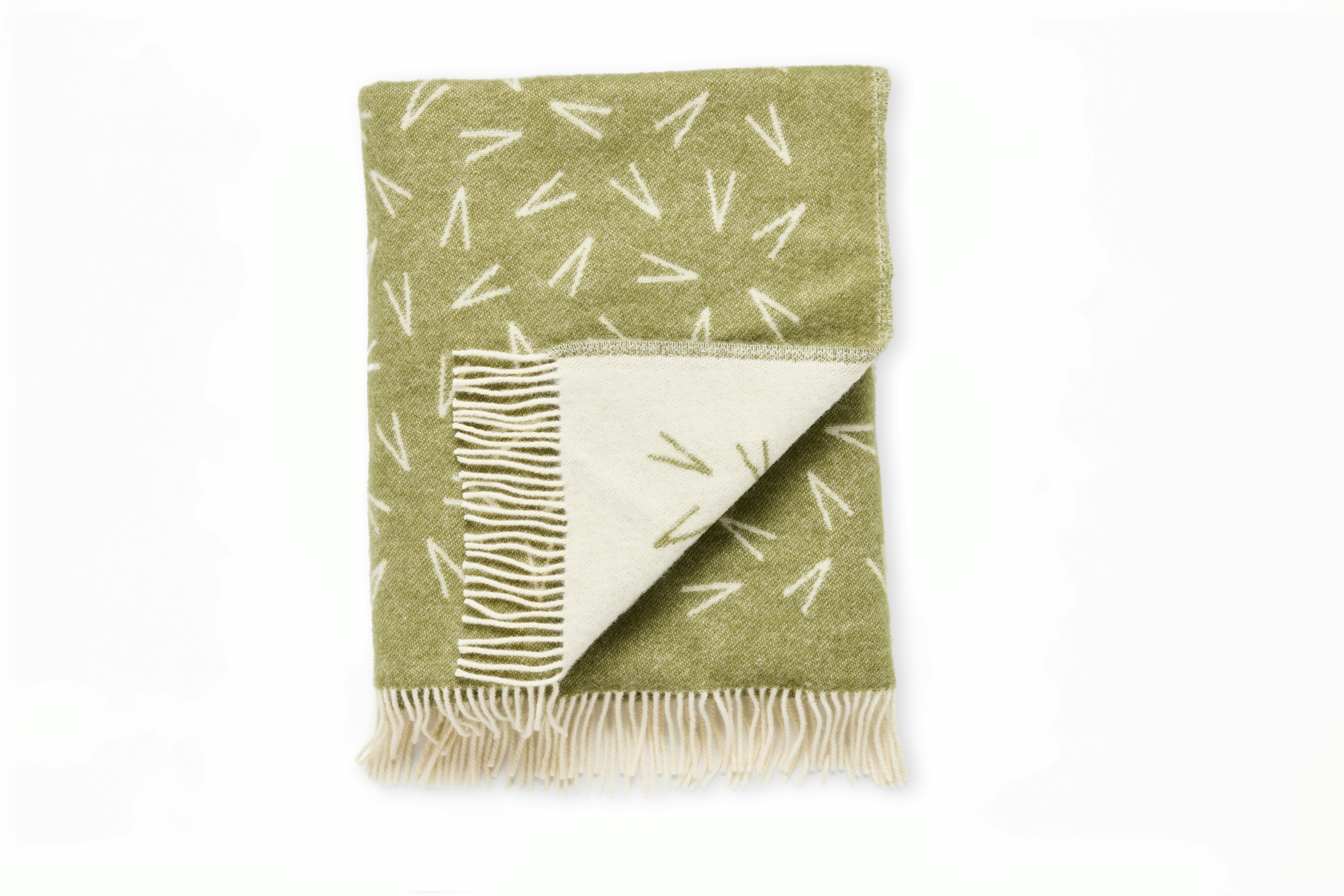 Pine Needles Throw - Snow