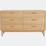 Miro Dresser 6 Drawer - Wide