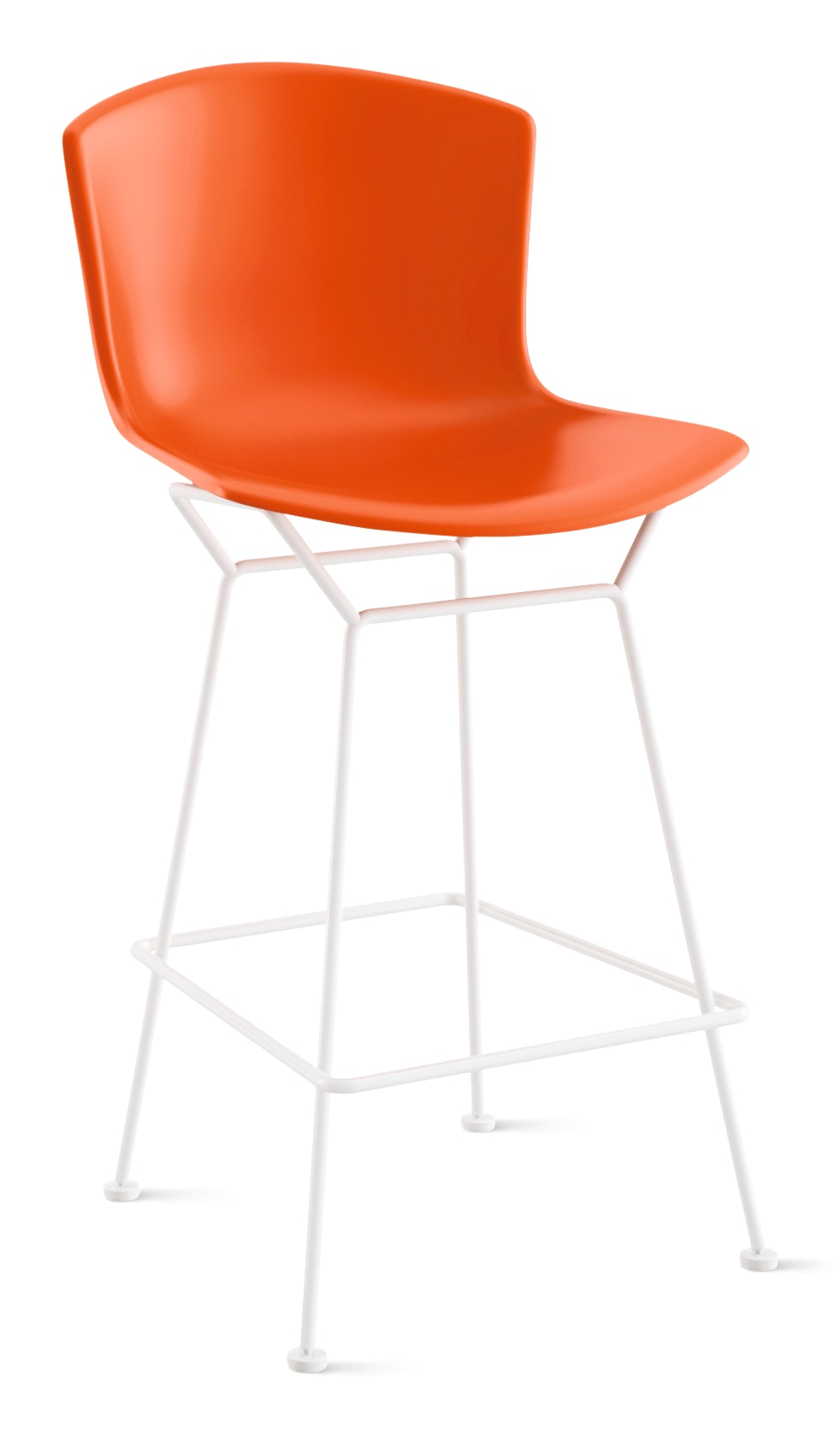 Bertoia Molded Shell Counter Stool