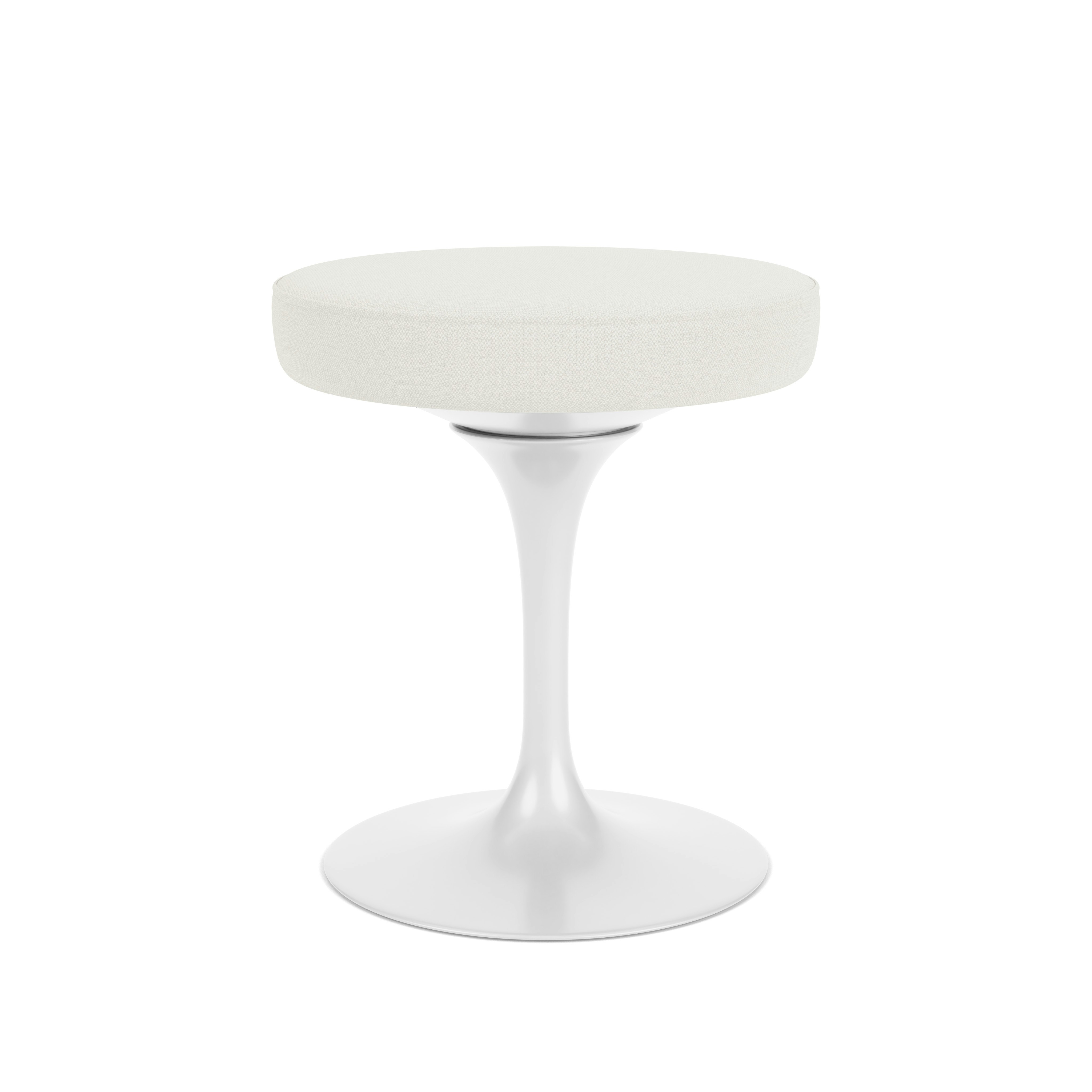 Saarinen Tulip Stool - Hourglass, Air, White Base