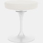 Saarinen Tulip Stool - Hourglass, Air, White Base