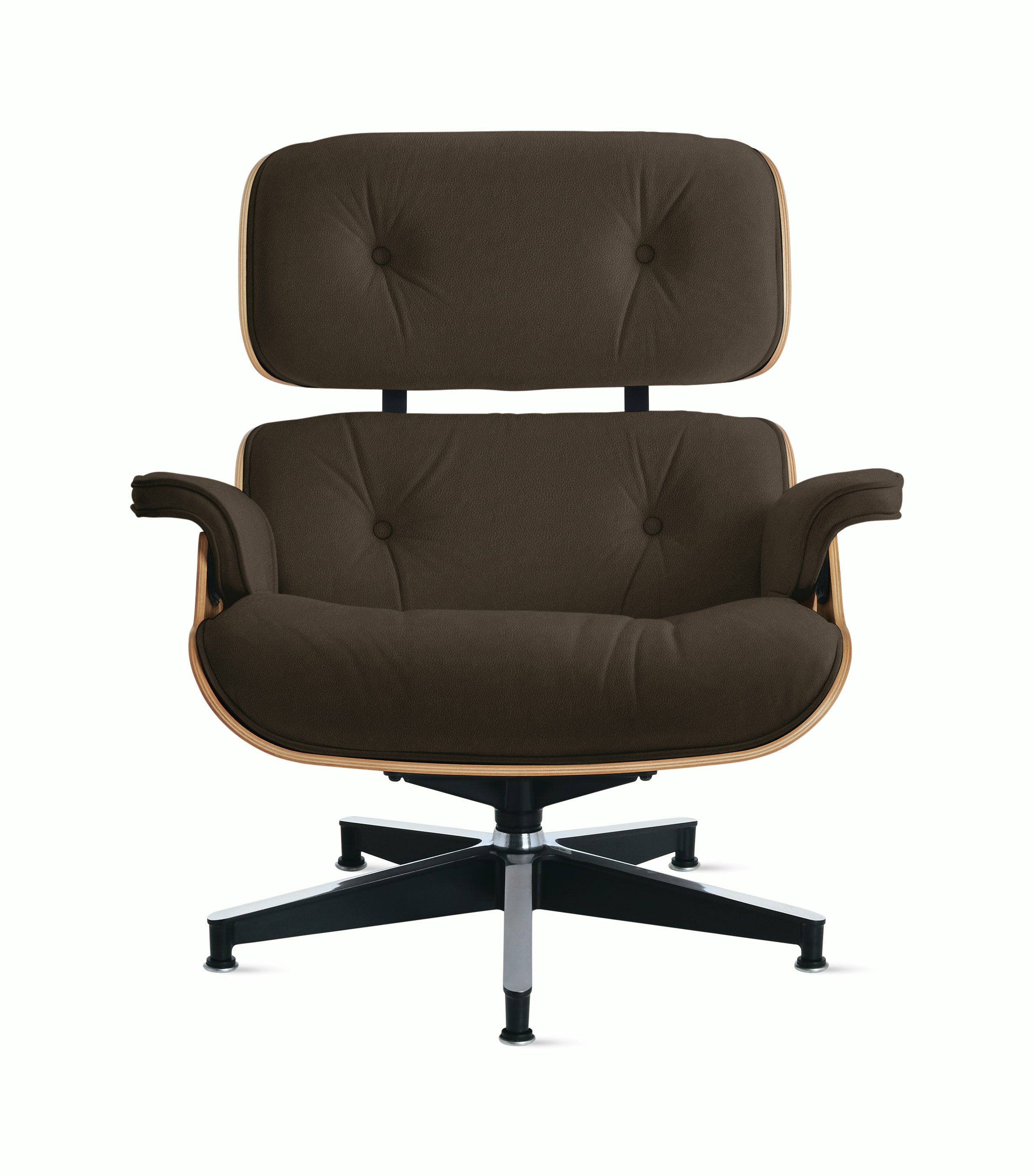 Eames Lounge Chair in Prone and Stow leathers
