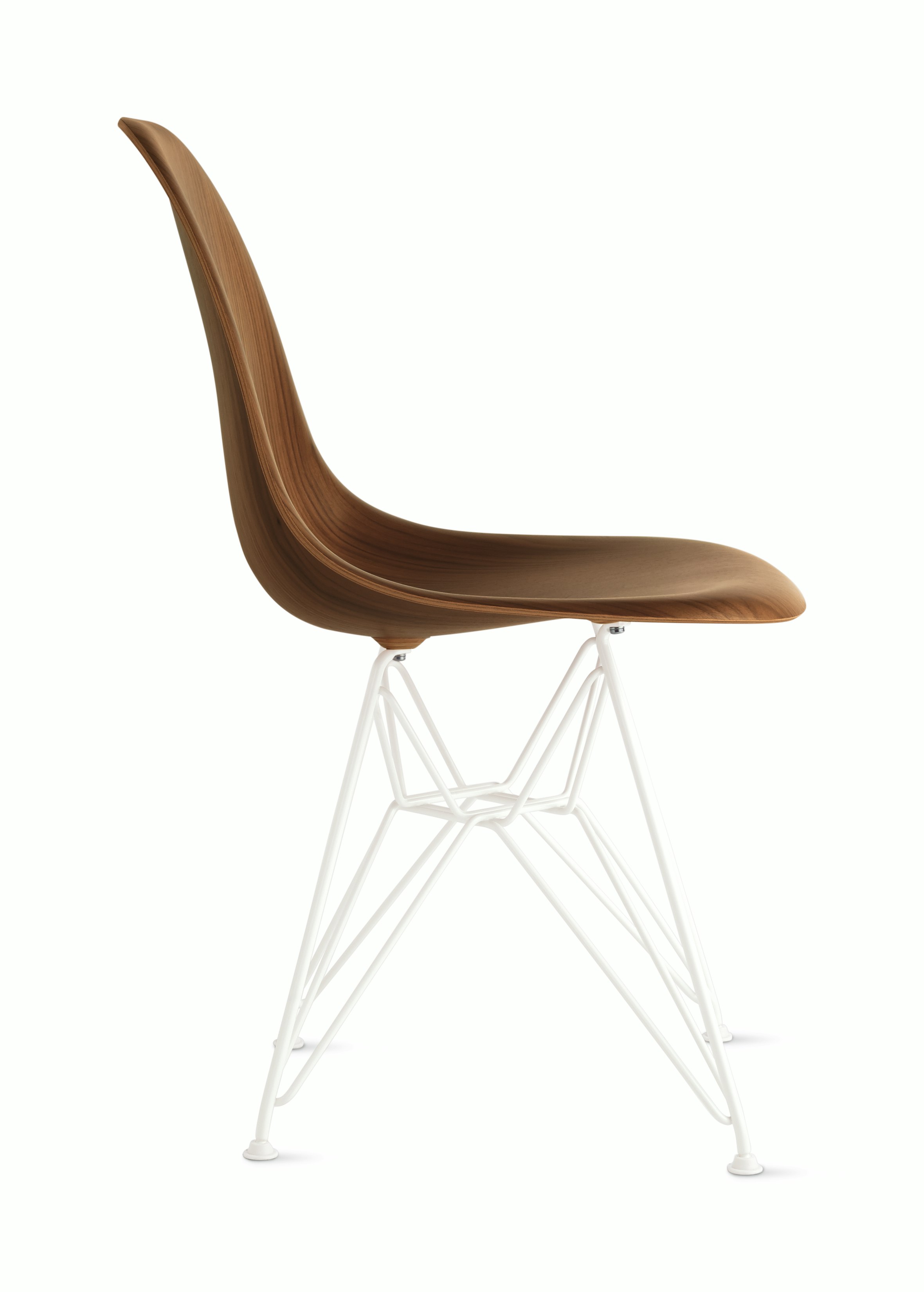Eames Molded Wood Wire-Base Side Chair (DWSR)