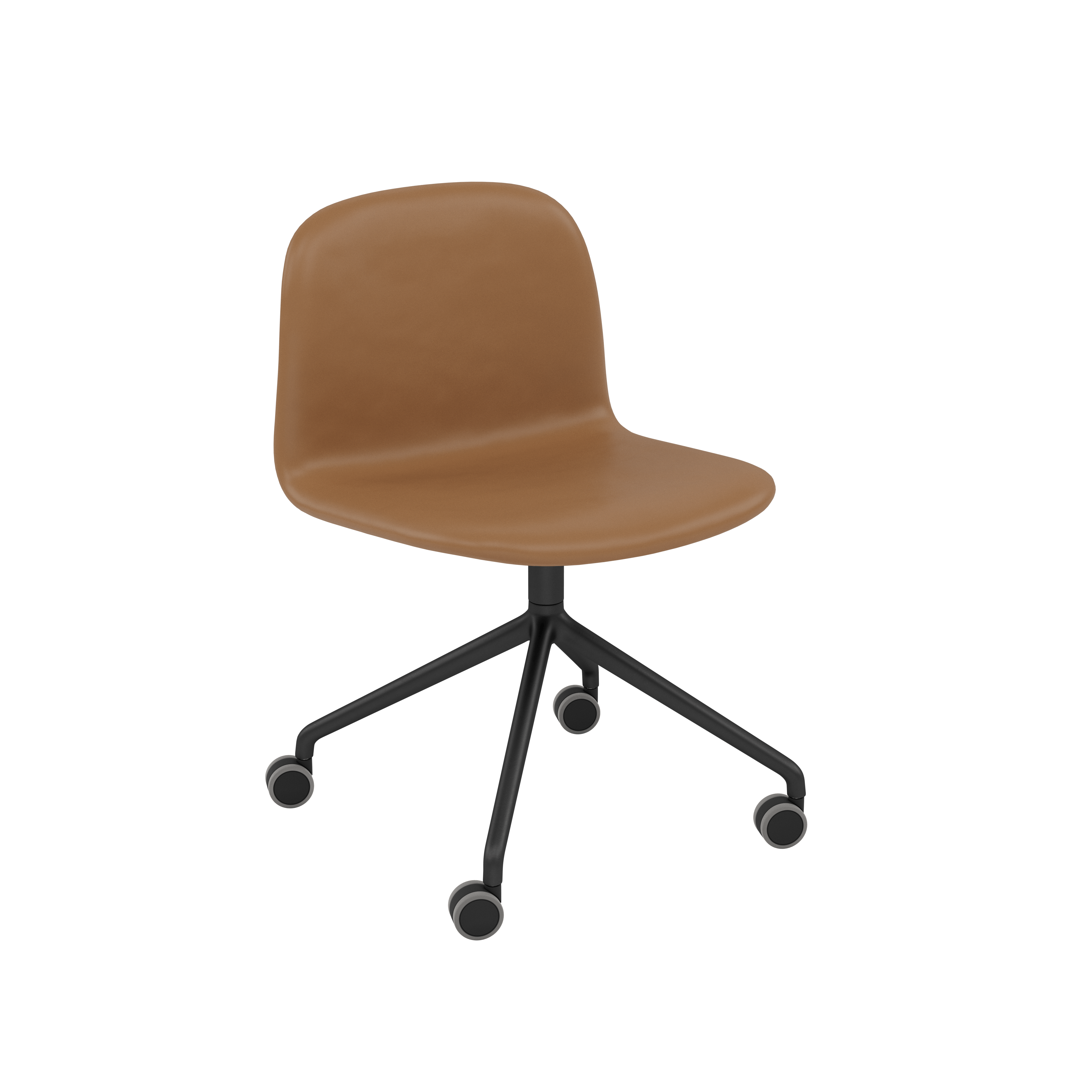 Visu Task Chair, Refine leather Cognac