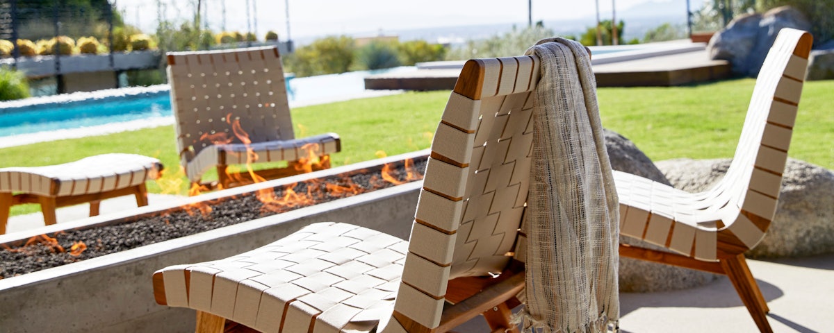 Risom Outdoor Lounge Chair