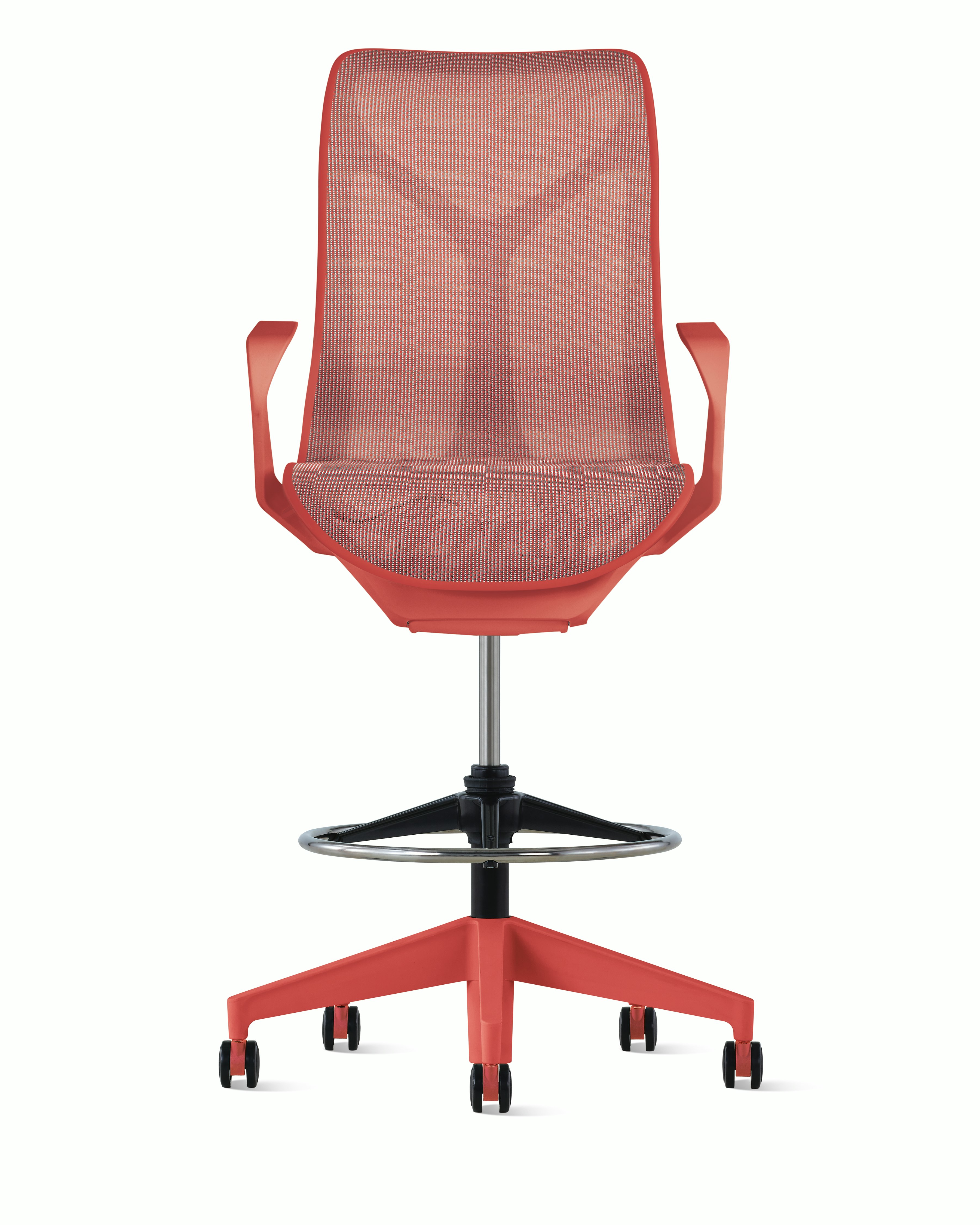 Cosm Stool Mid Back Fixed Arm