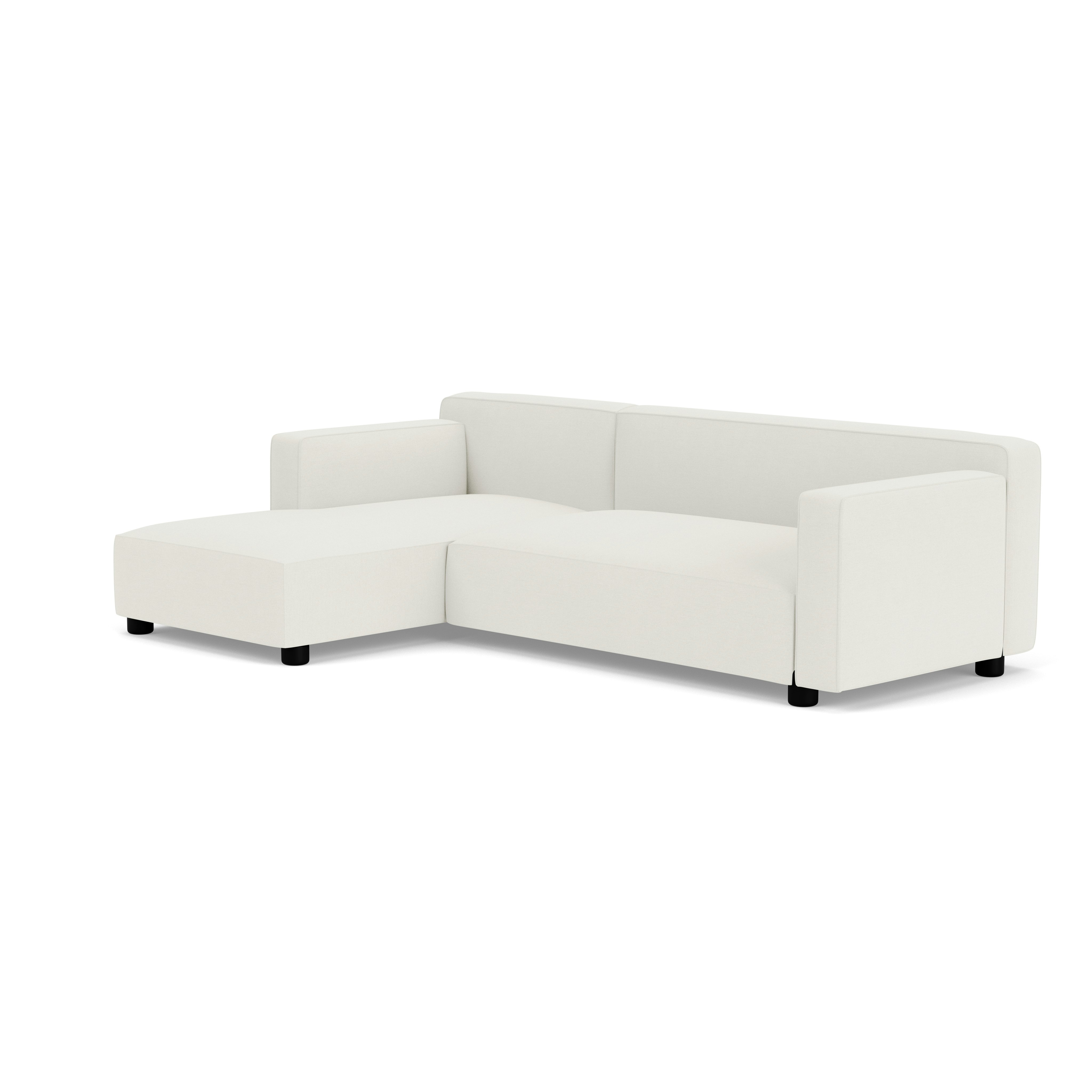 Barber Osgerby Asymetric Sectional - Right, Hourglass, Air, Jet Black