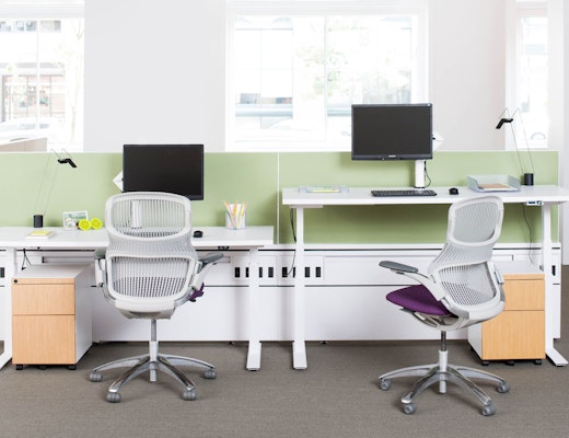 Tone Height Adjustable Table Knoll Tone Standing Height Tables