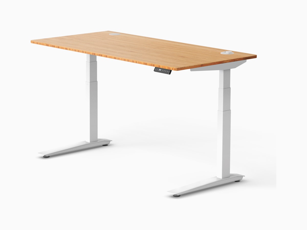 Jarvis Bamboo Standing Desk, Rectangle