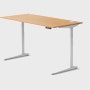 Large Jarvis Bamboo Standing Desk, Rectangular with Programmable, with Grommet