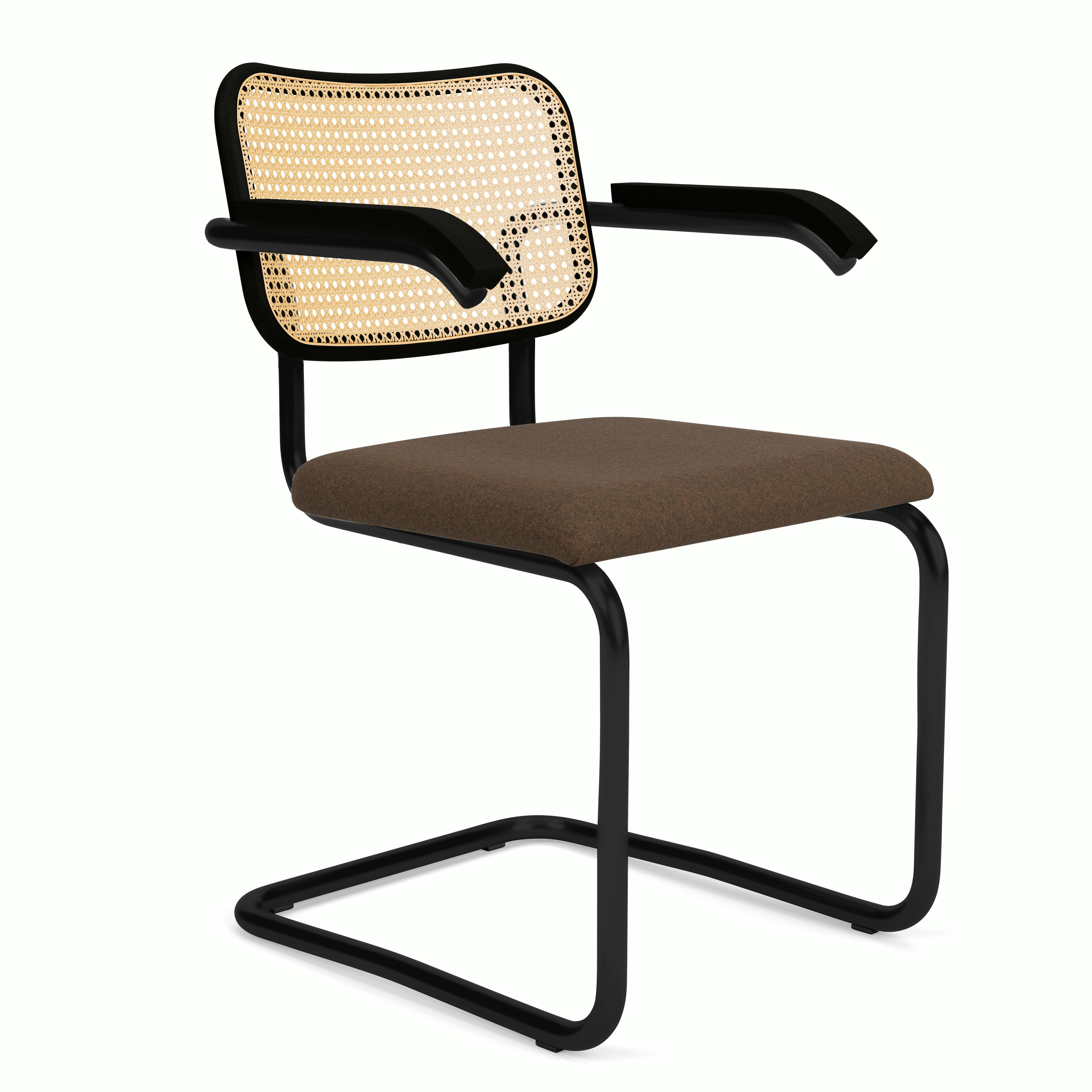 Cesca Upholstered Seat Armchair